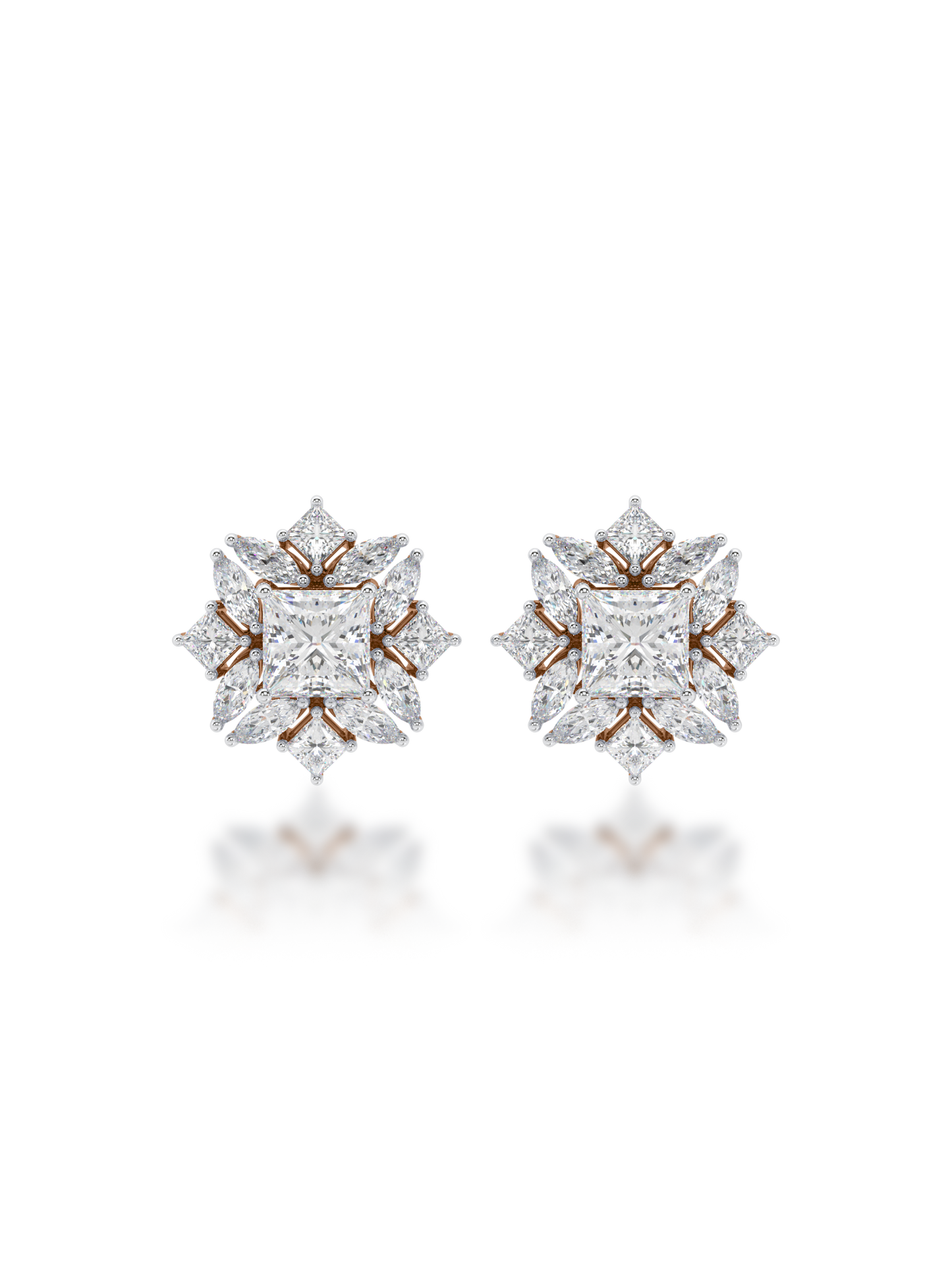 Jardin Diamond Earrings - Evol Jewels