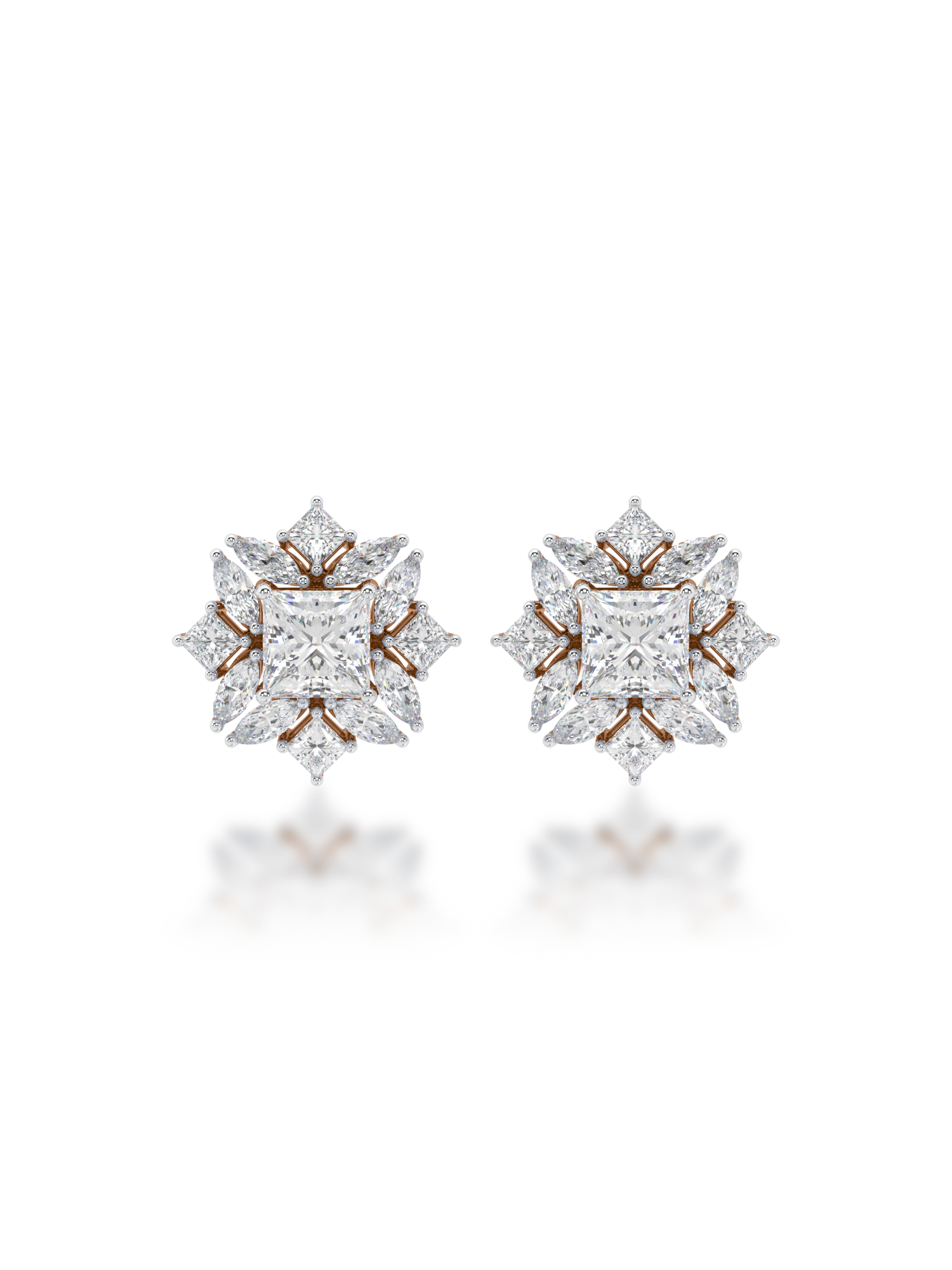 Jardin Diamond Earrings - Evol Jewels