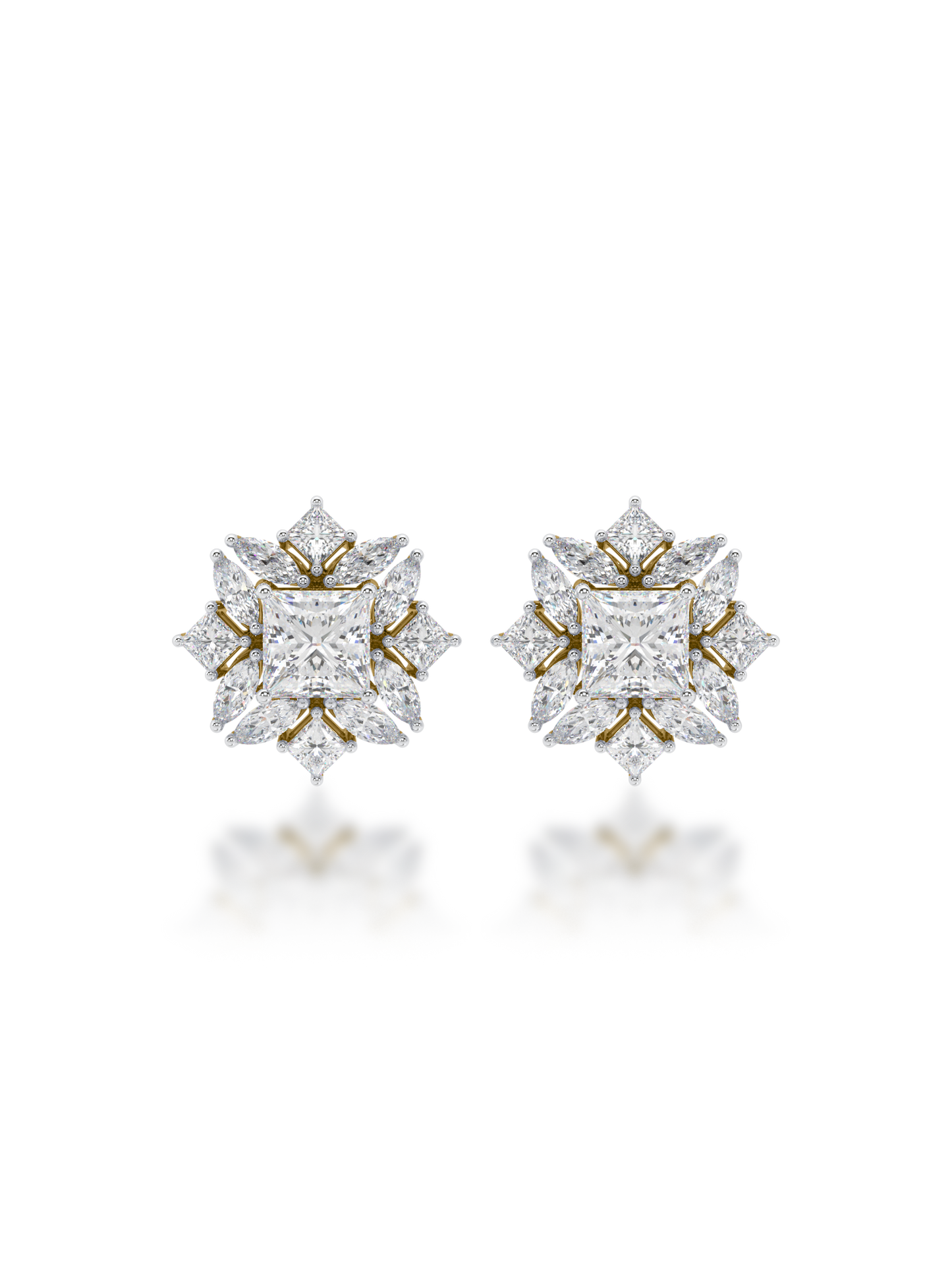 Jardin Diamond Earrings - Evol Jewels
