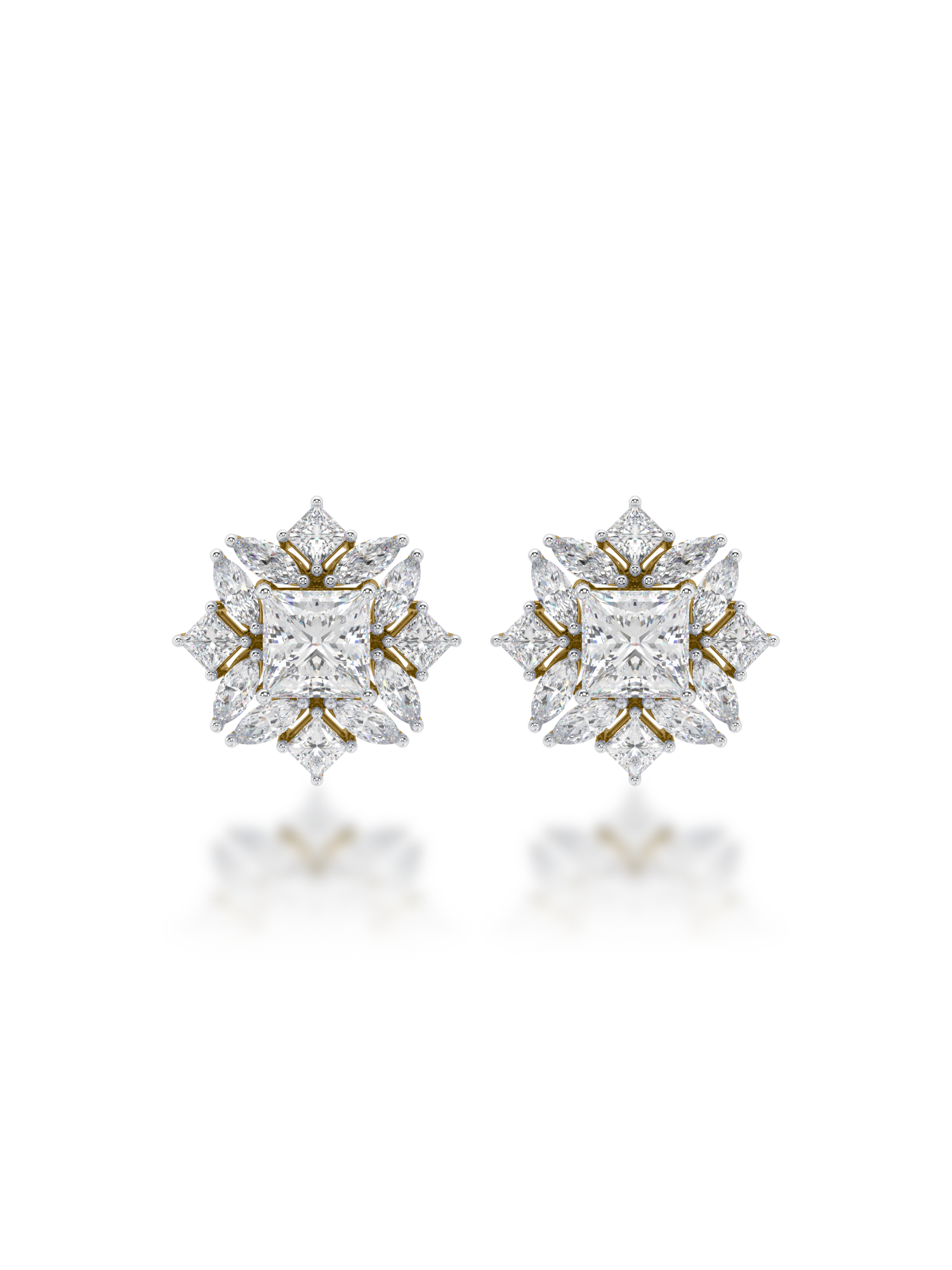 Jardin Diamond Earrings - Evol Jewels