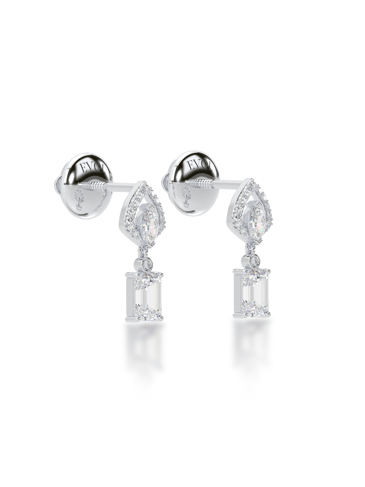 Imperial Charm Diamond Earrings - Evol Jewels