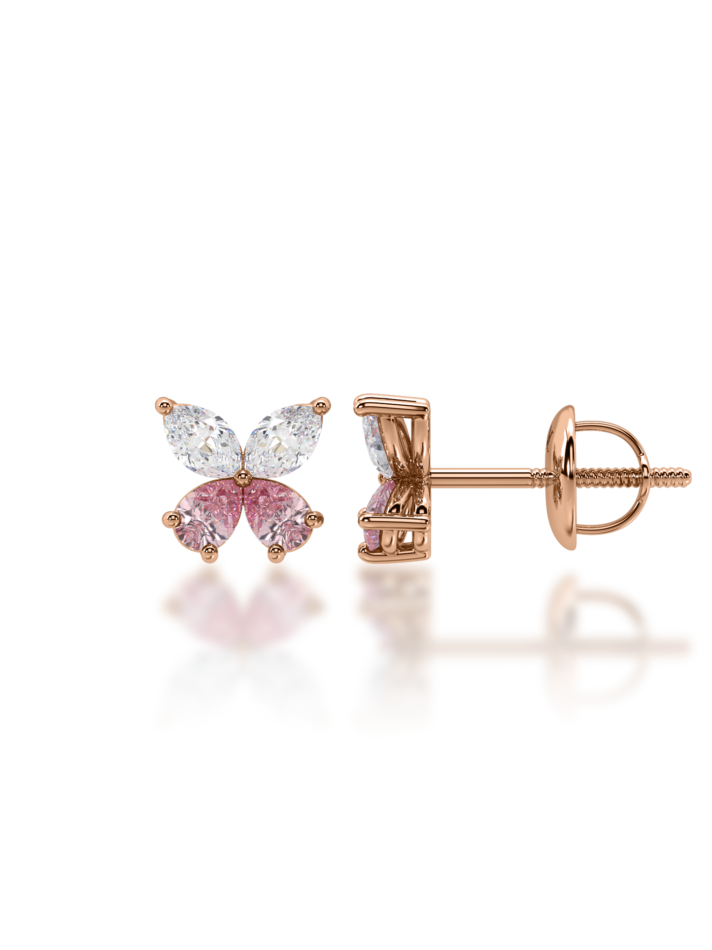 Flutter Diamond earrings - Evol Jewels