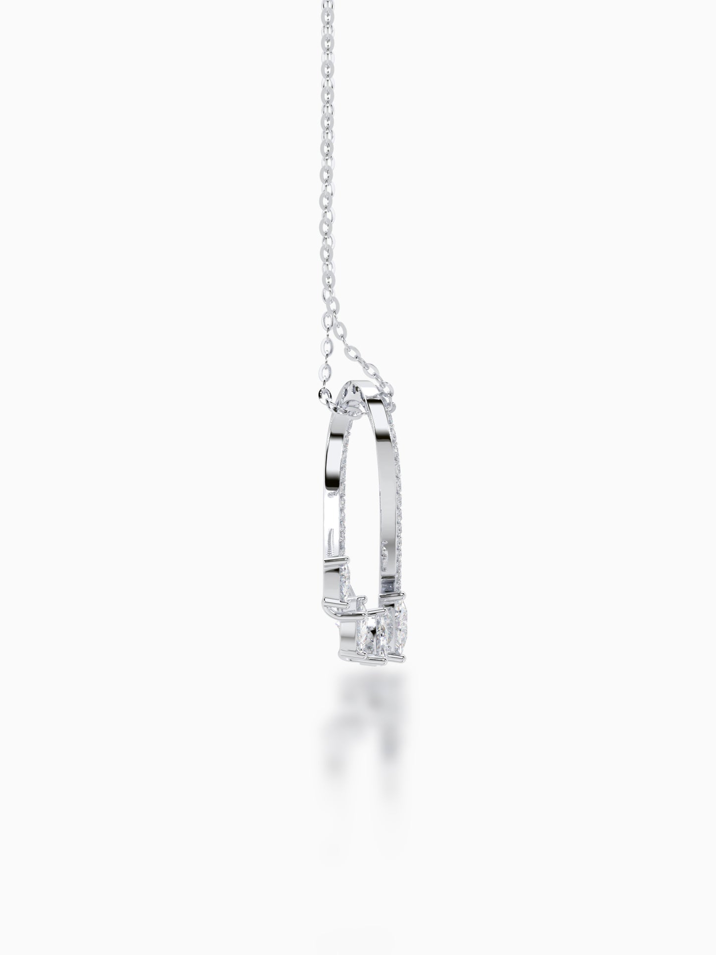 Elysium diamond pendant - Evol Jewels