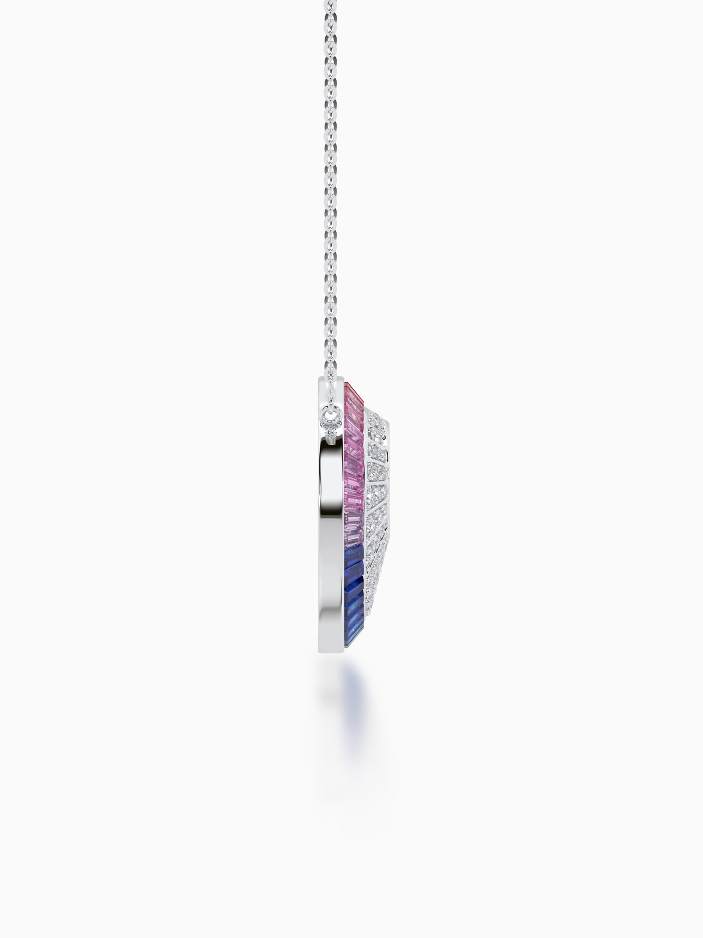 Rainbow Ferris Diamond Pendant - Evol Jewels