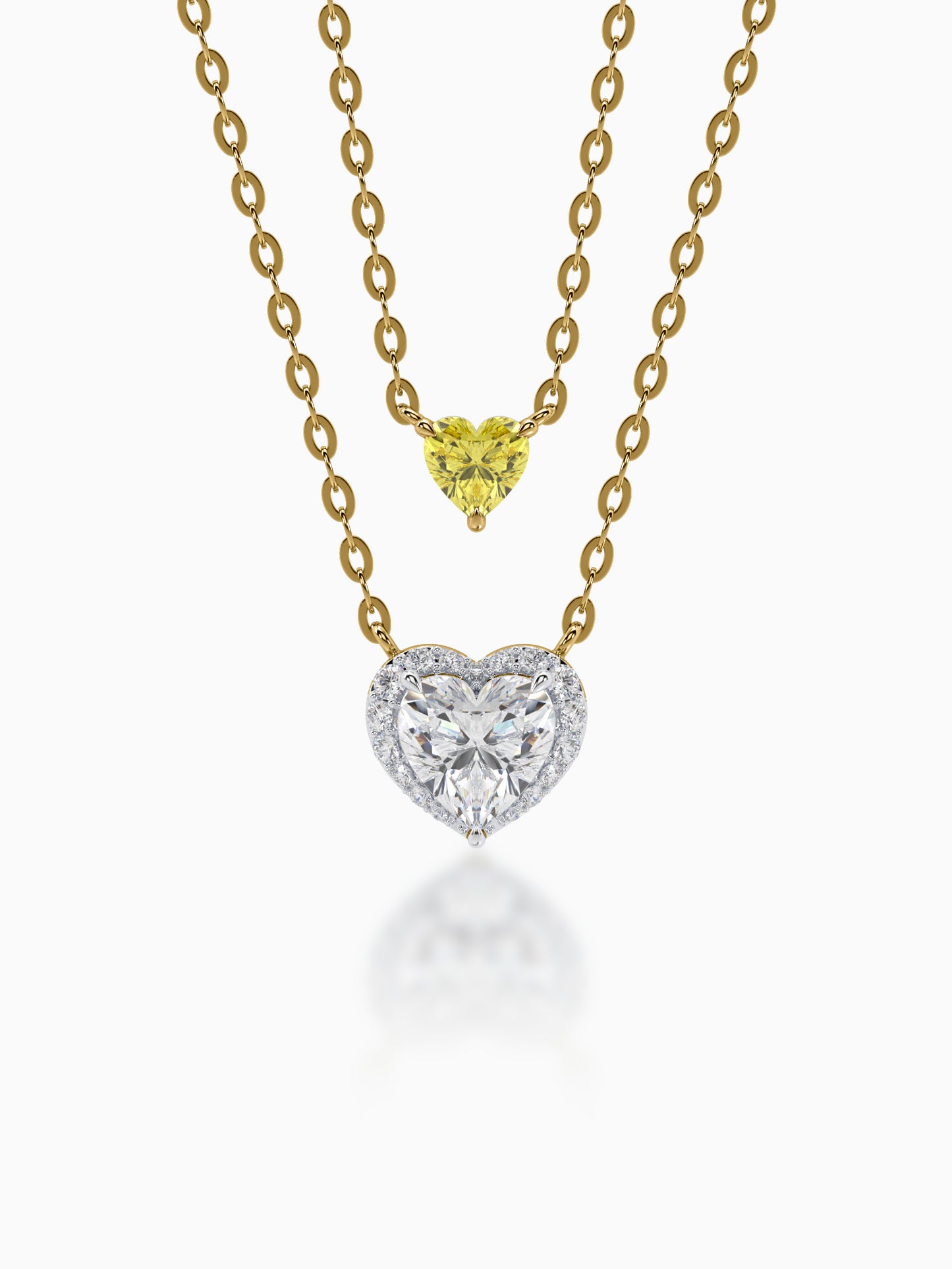 Star-crossed Lovers Diamond necklace