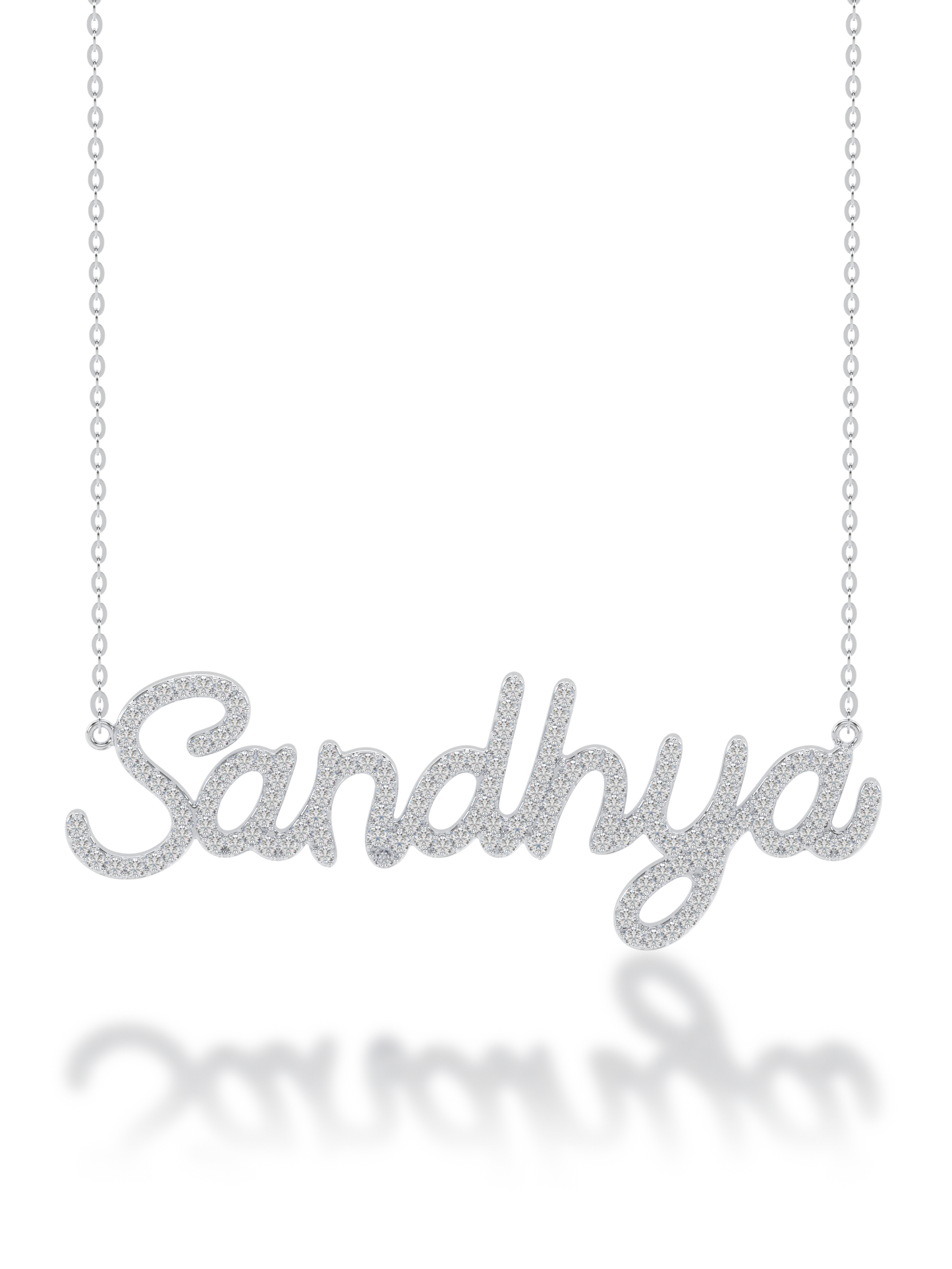Bespoke Diamond Name Necklace - Evol Jewels