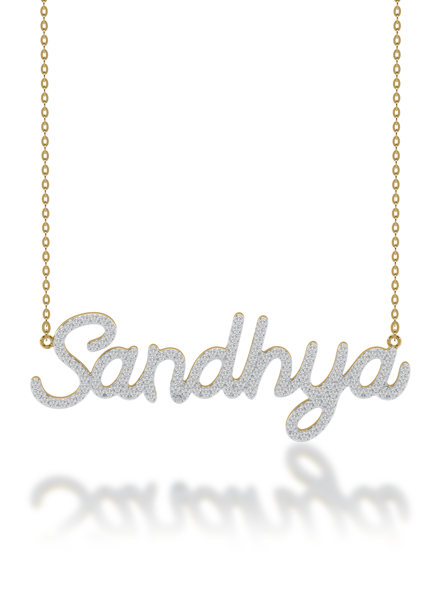 Bespoke Diamond Name Necklace - Evol Jewels