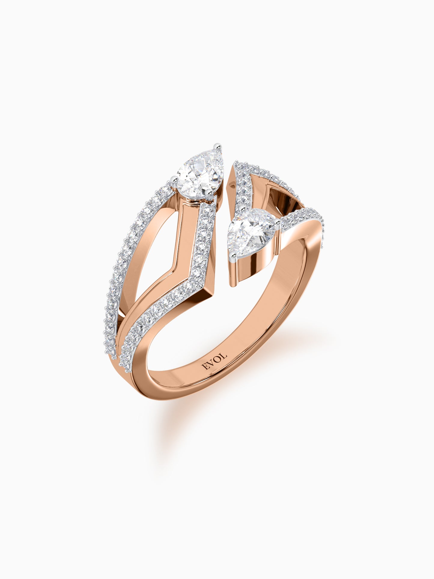 Velvet Moon Diamond Ring - Evol Jewels
