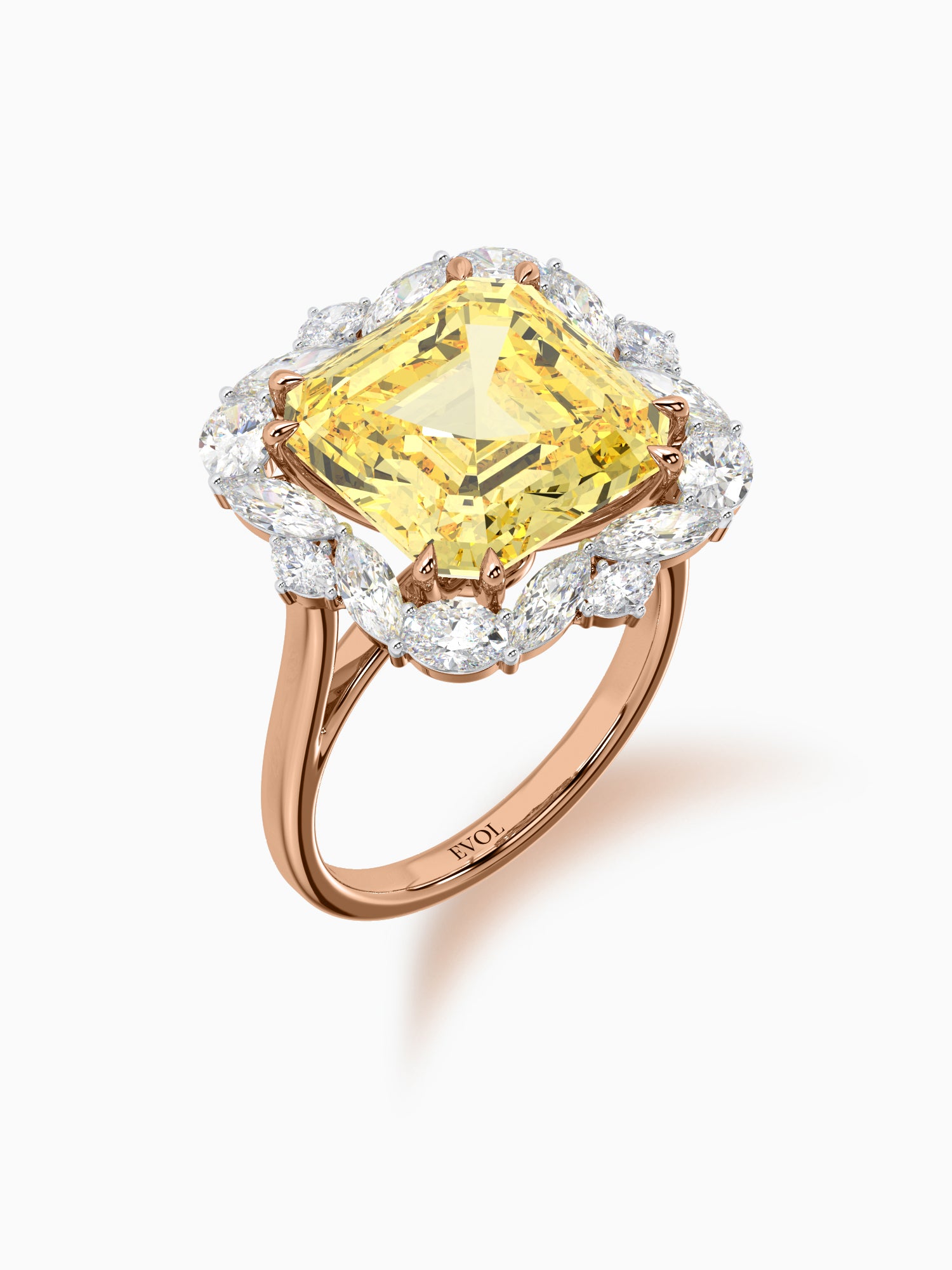 Sunshine diamond ring - Evol Jewels