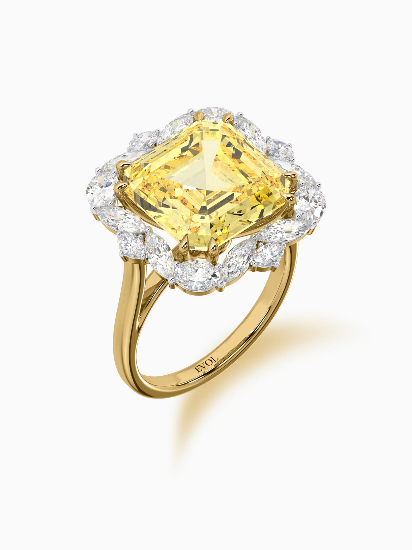 Sunshine diamond ring - Evol Jewels