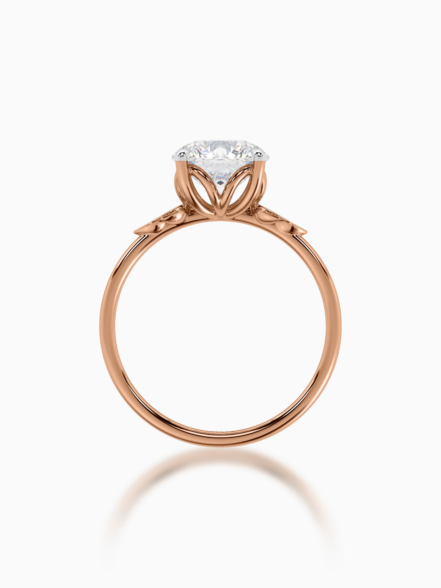 Nature's embrace diamond ring - Evol Jewels