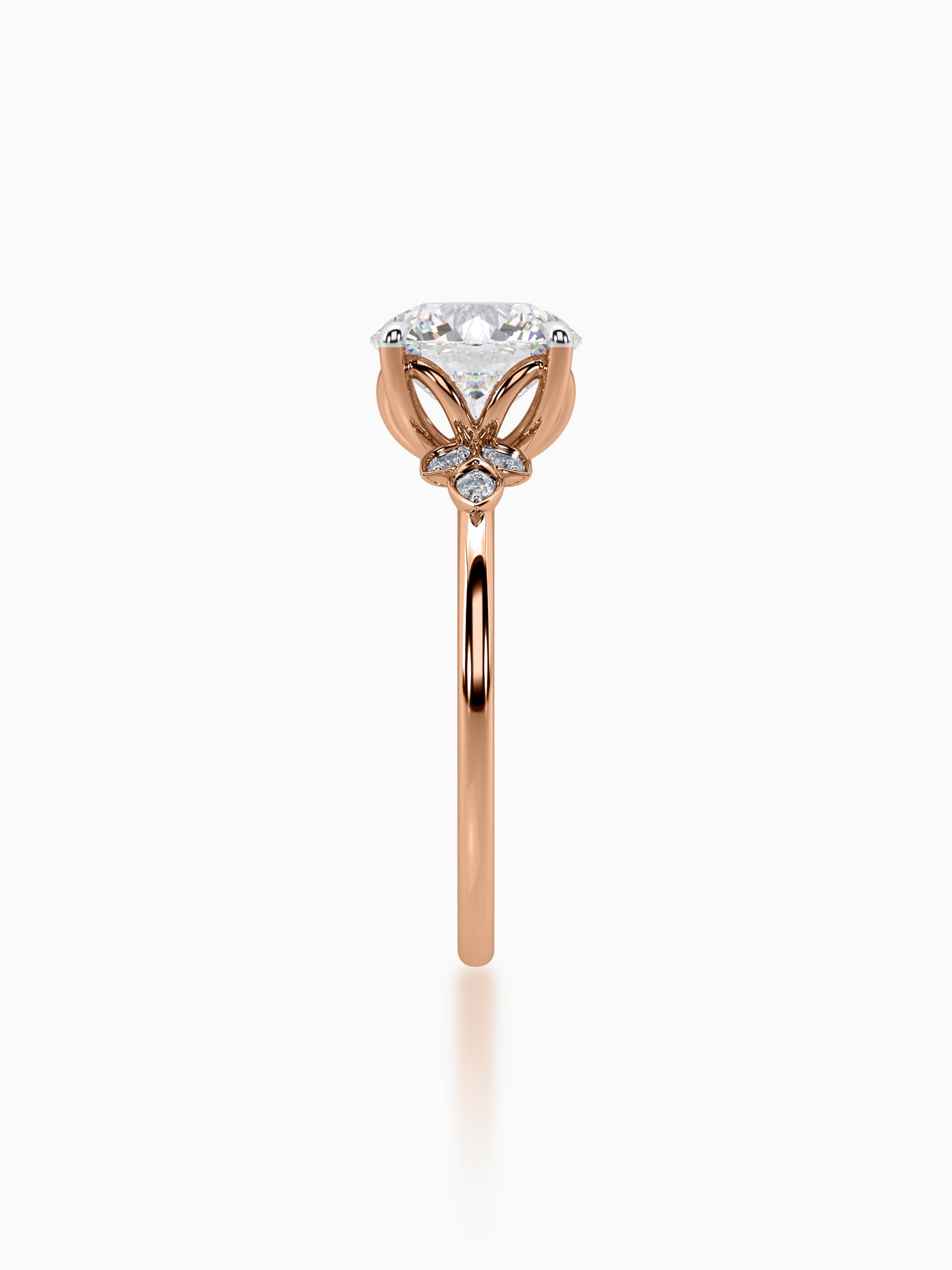 Nature's embrace diamond ring - Evol Jewels