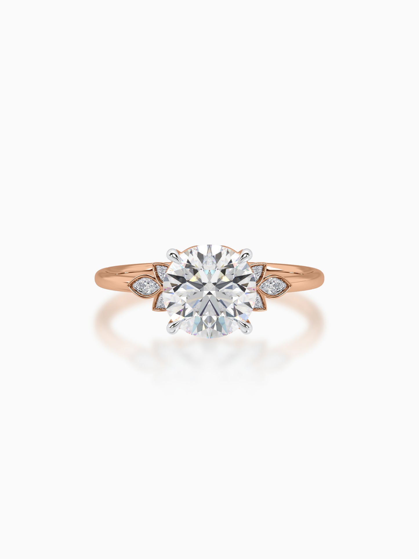 Nature's embrace diamond ring - Evol Jewels