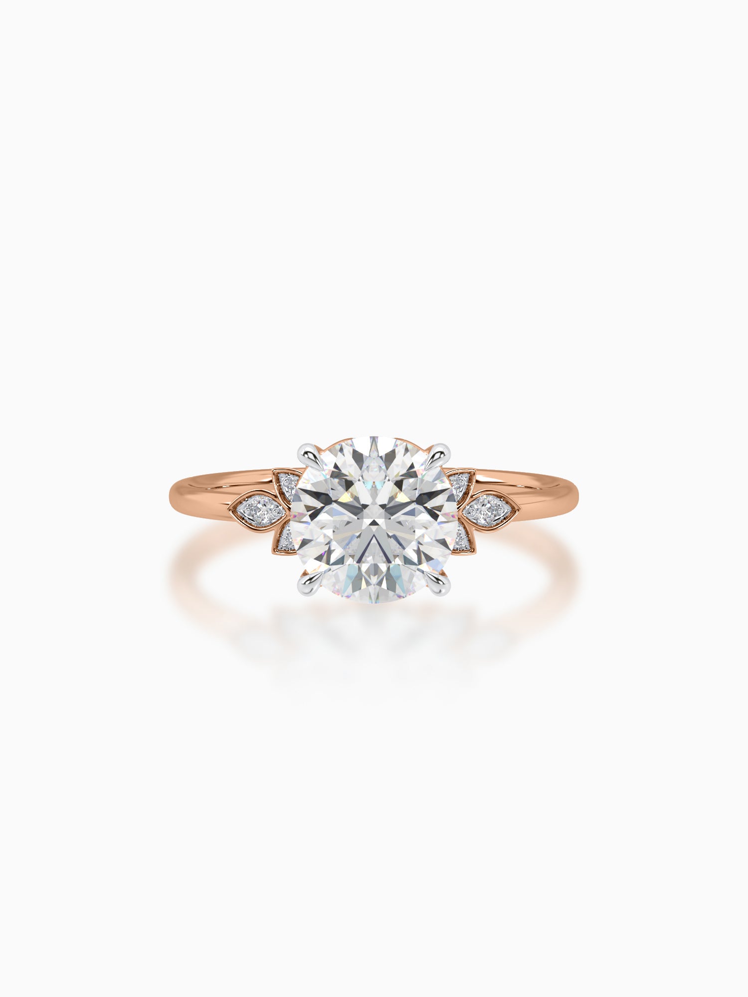 Nature's embrace diamond ring - Evol Jewels