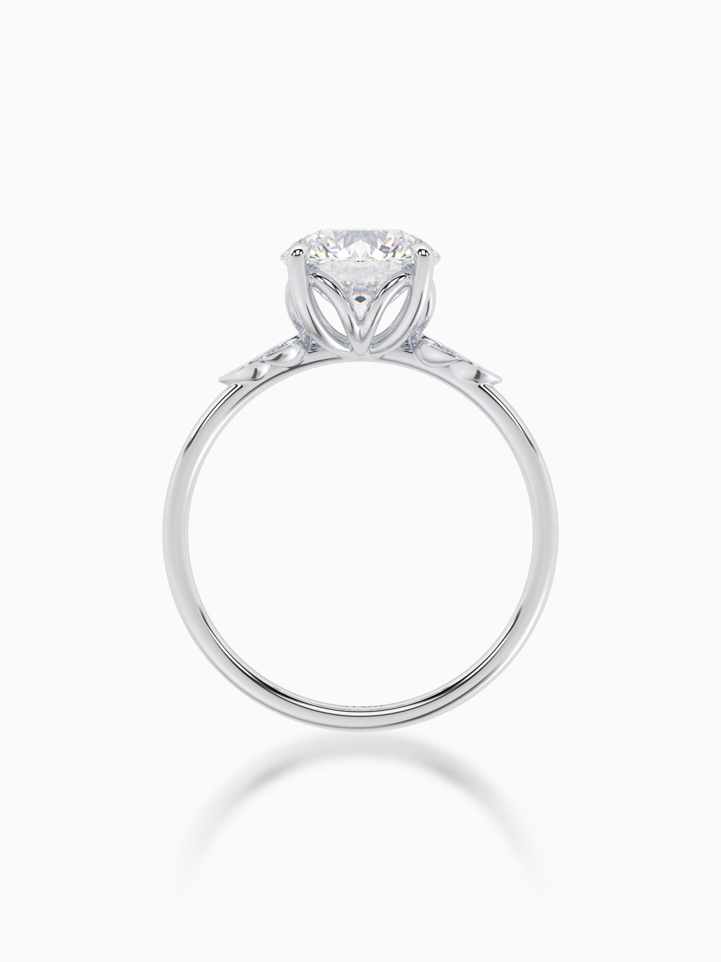 Nature's embrace diamond ring - Evol Jewels