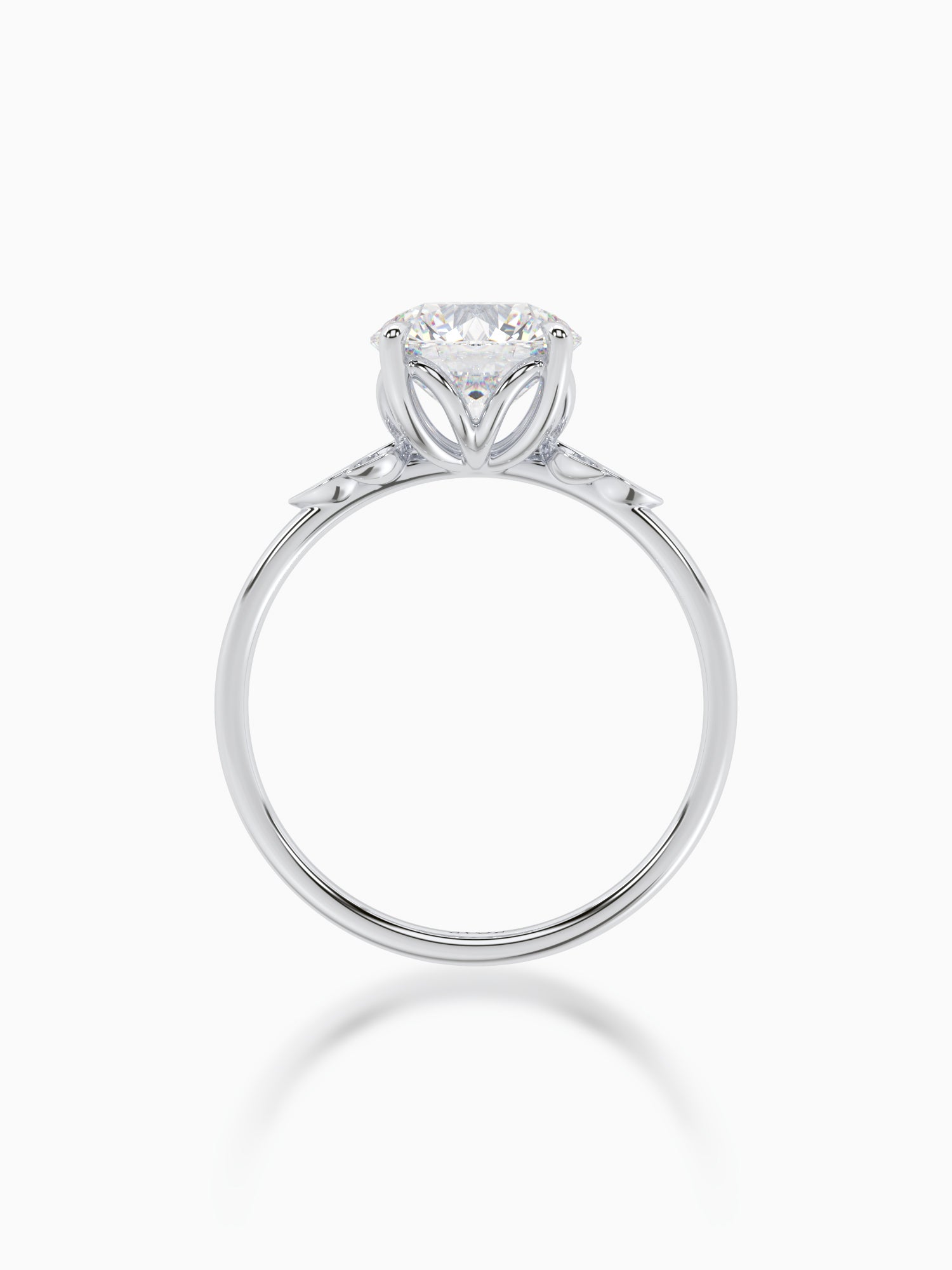 Nature's embrace diamond ring - Evol Jewels