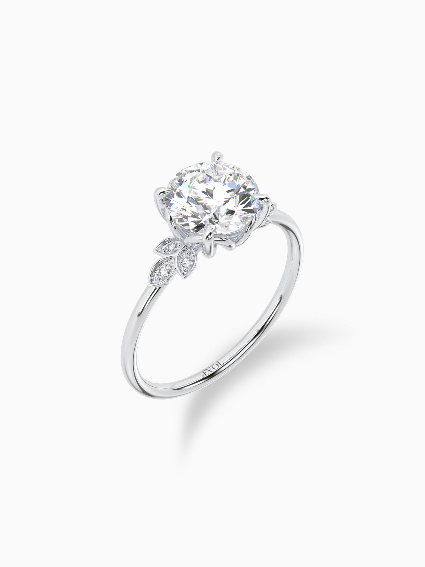 Nature's embrace diamond ring - Evol Jewels