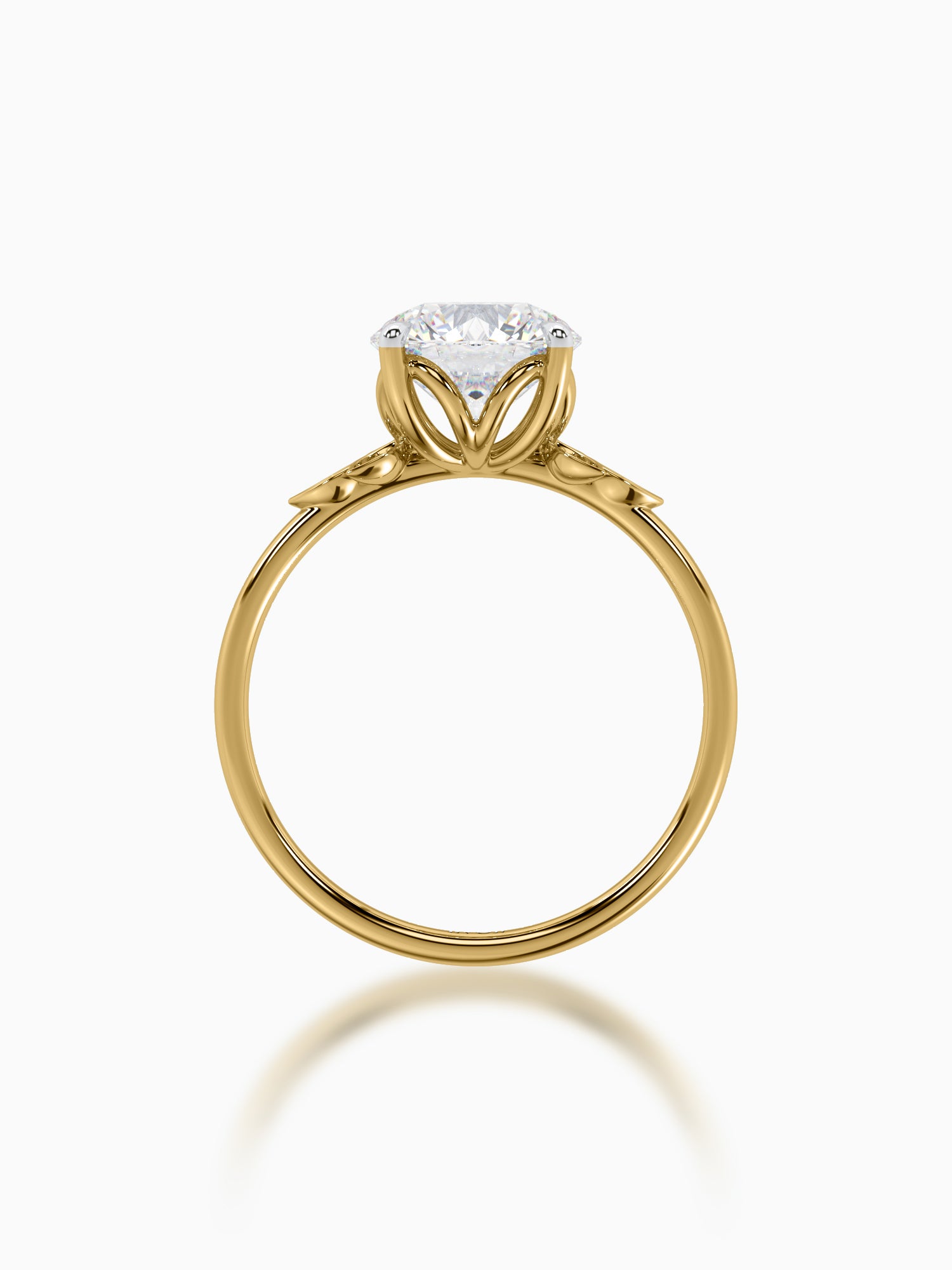 Nature's embrace diamond ring - Evol Jewels