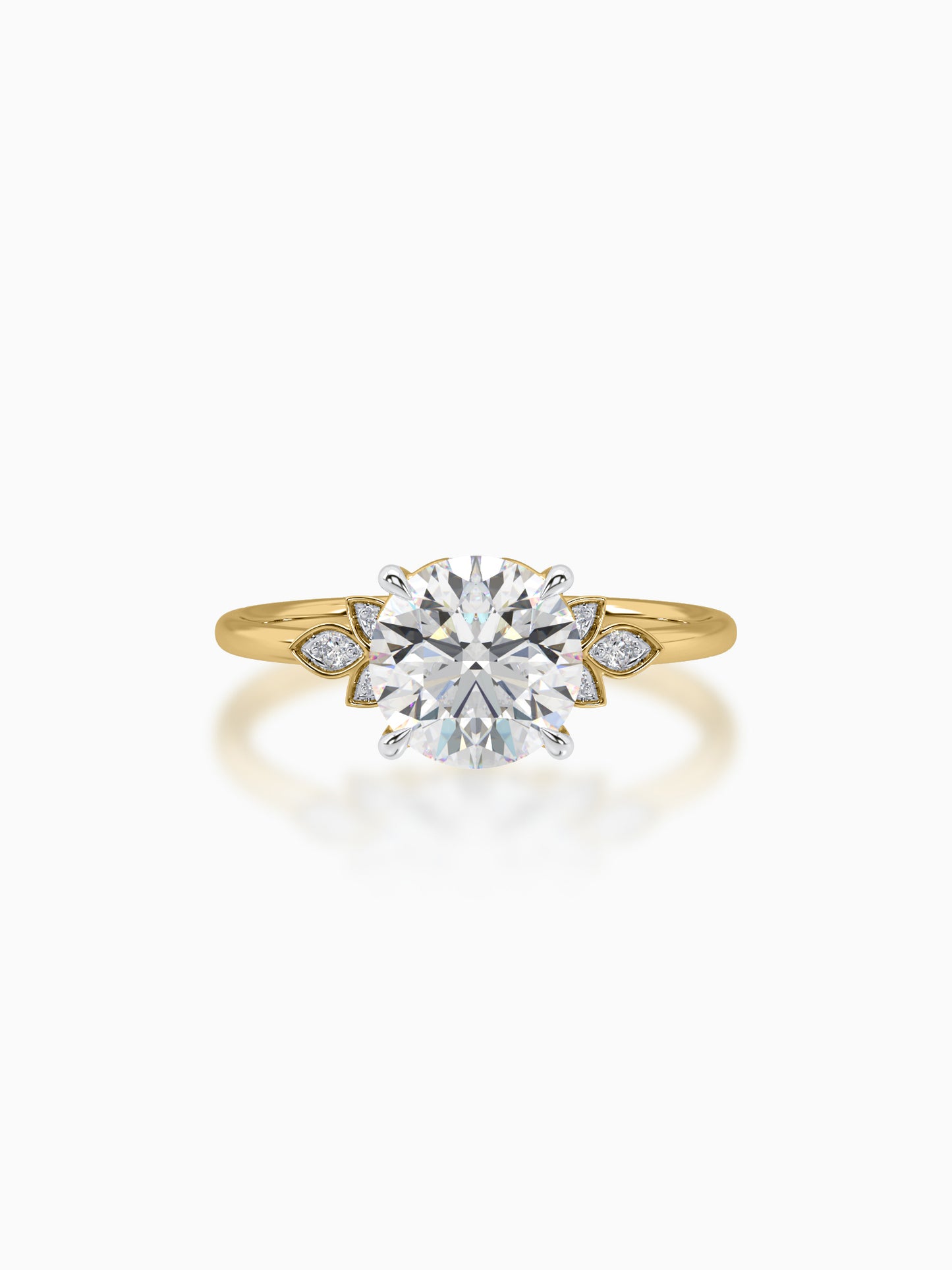 Nature's embrace diamond ring - Evol Jewels