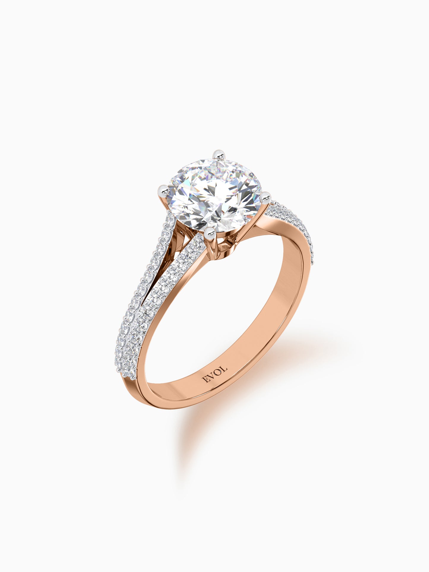 Classic splendour diamond ring - Evol Jewels