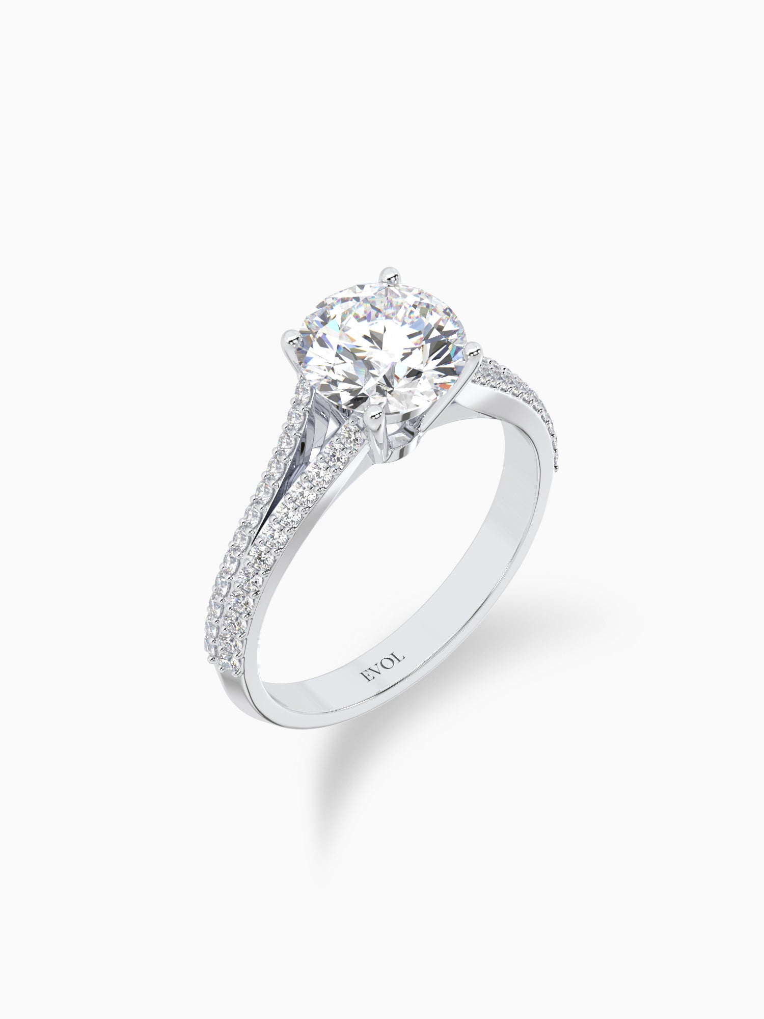Classic splendour diamond ring - Evol Jewels