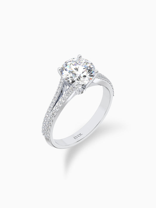 Classic splendour diamond ring - Evol Jewels
