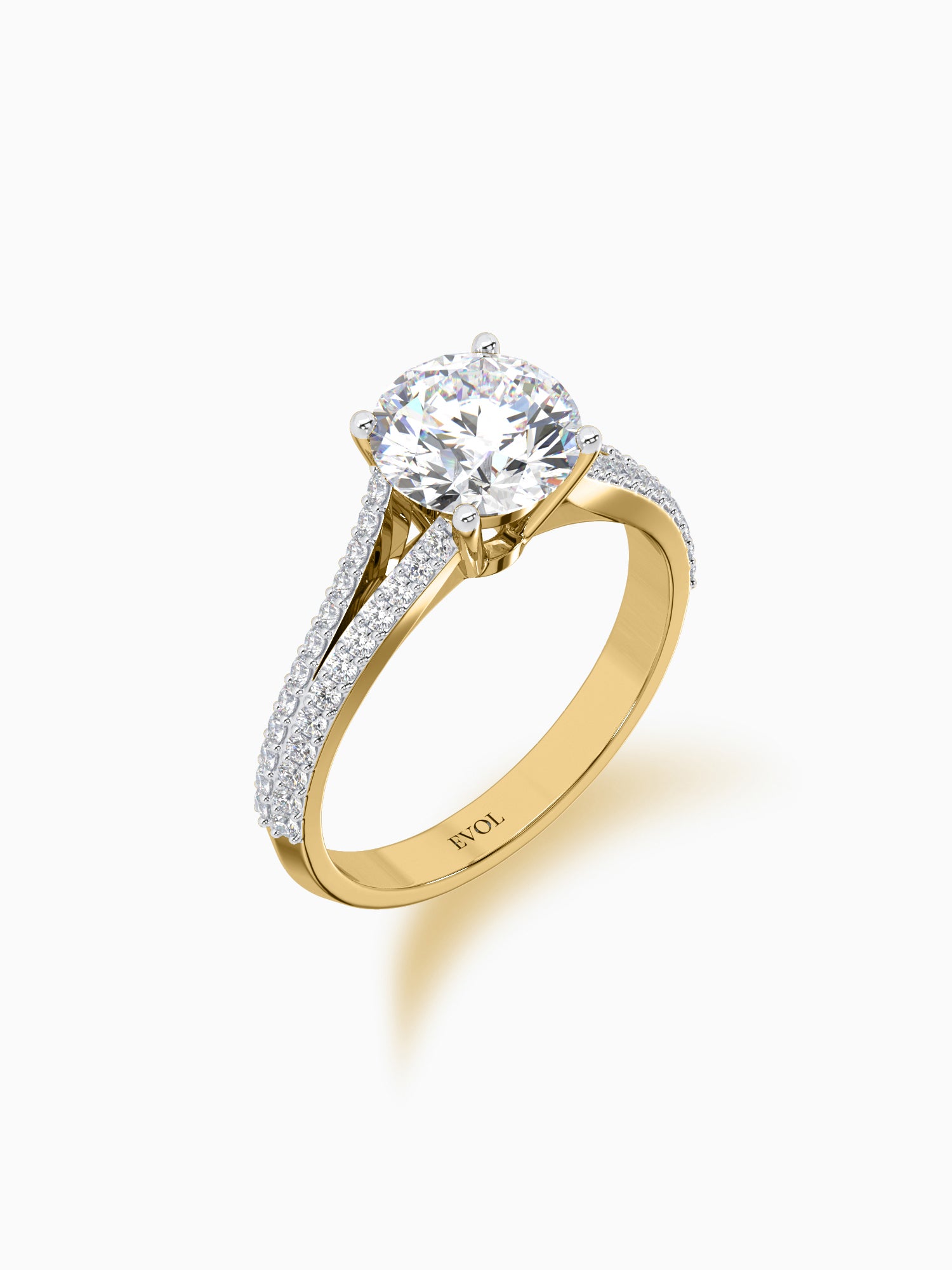 Classic splendour diamond ring - Evol Jewels