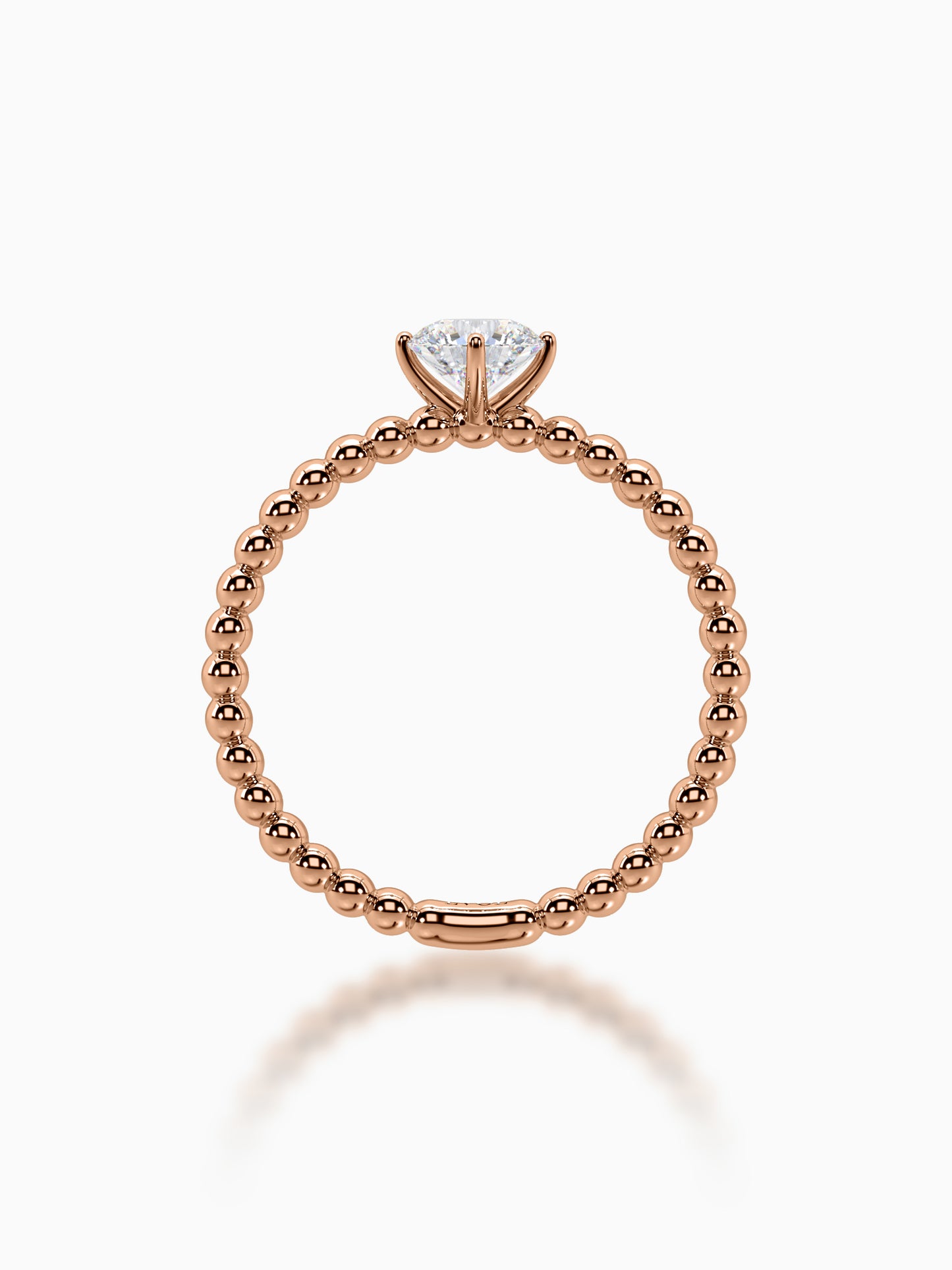 Bubble diamond ring