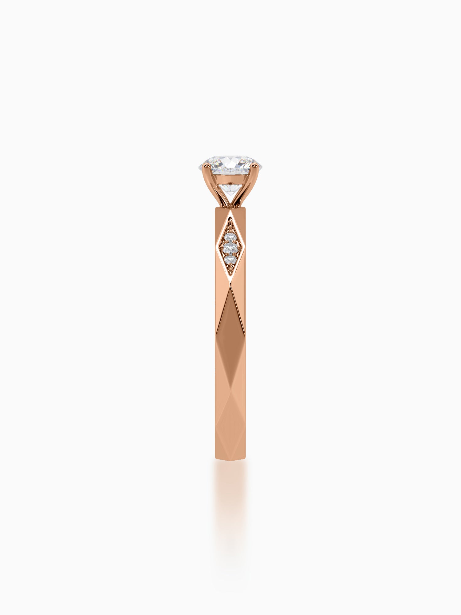 Prism diamond ring - Evol Jewels