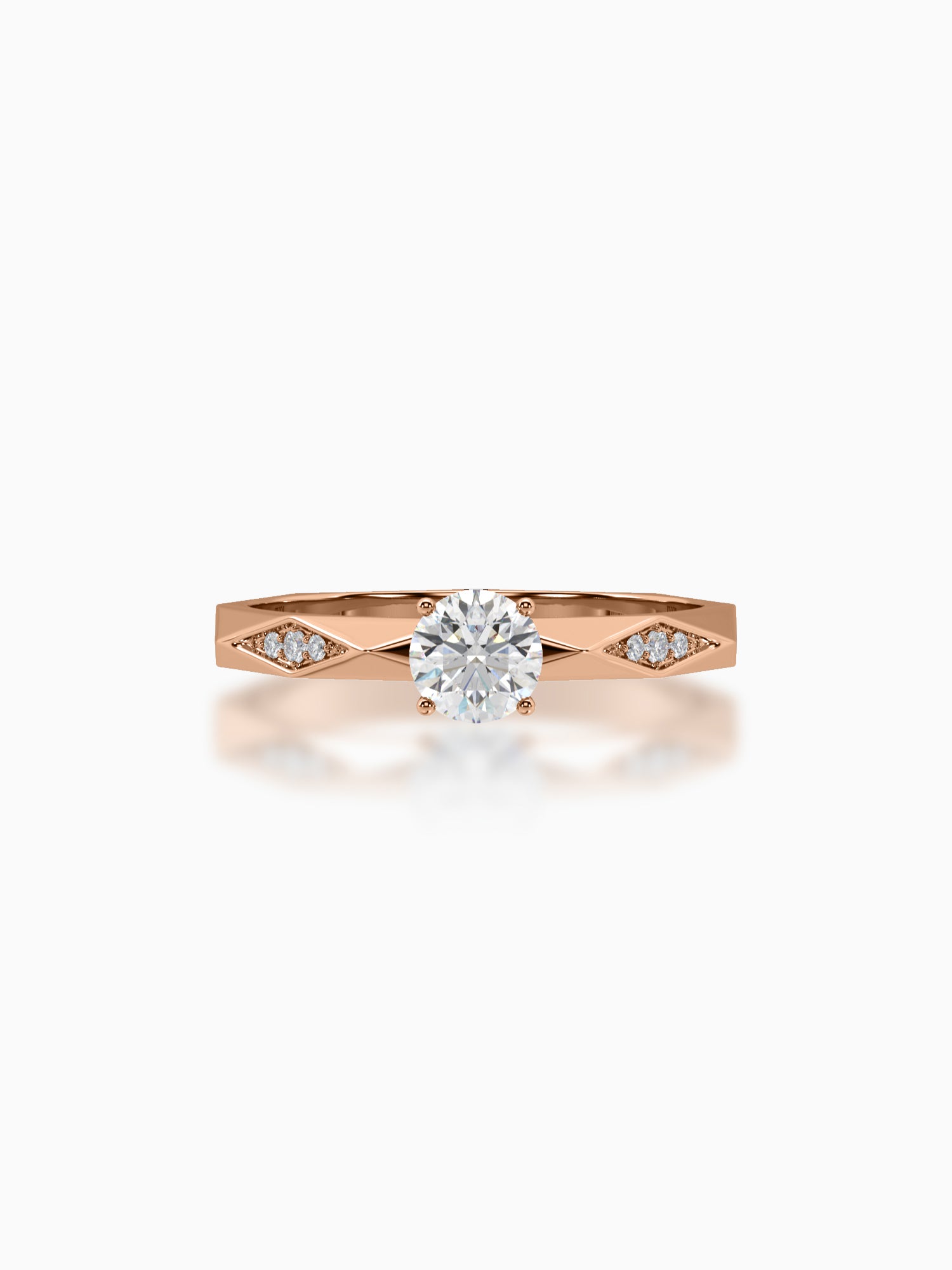 Prism diamond ring - Evol Jewels