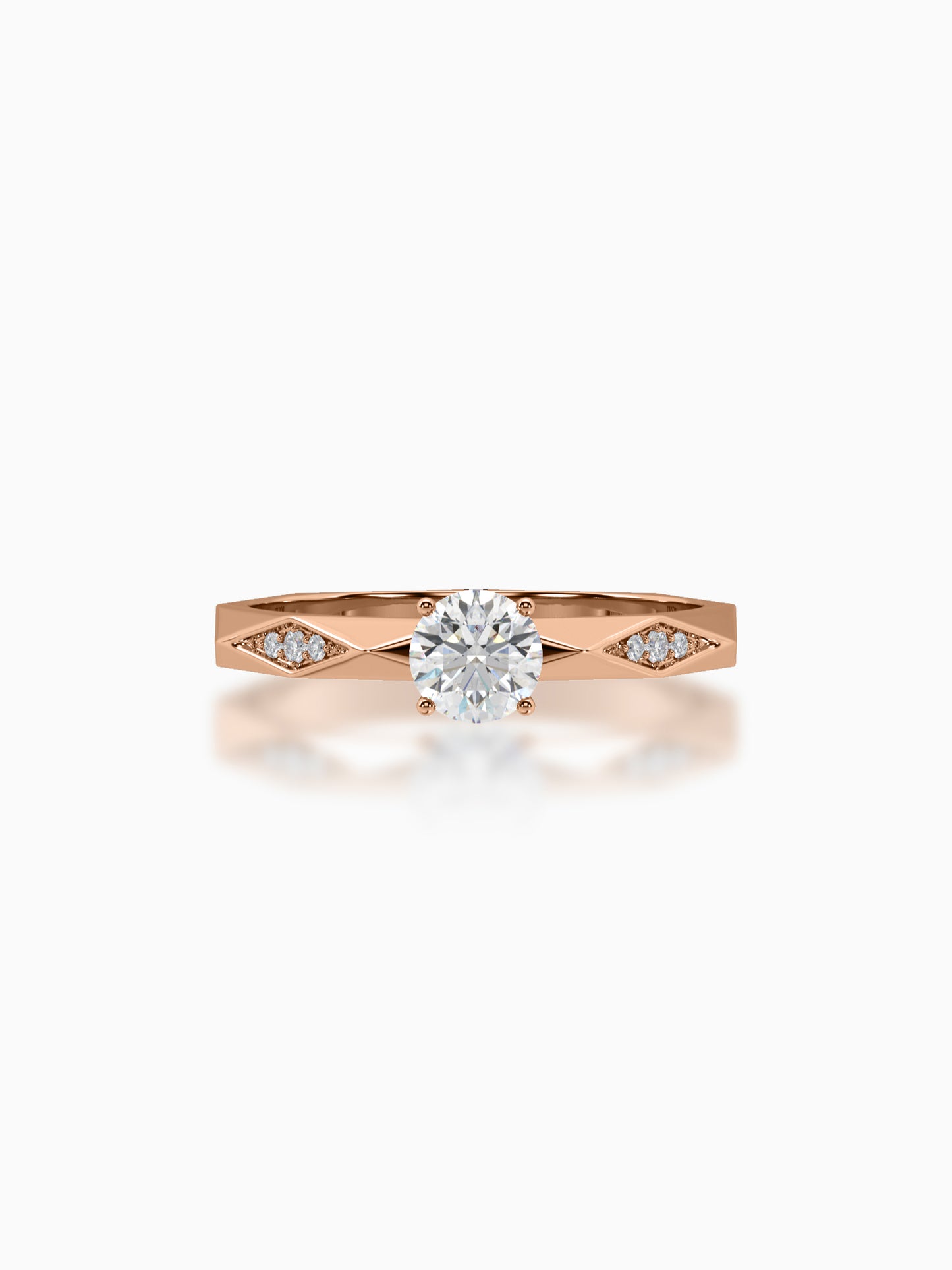 Prism diamond ring - Evol Jewels