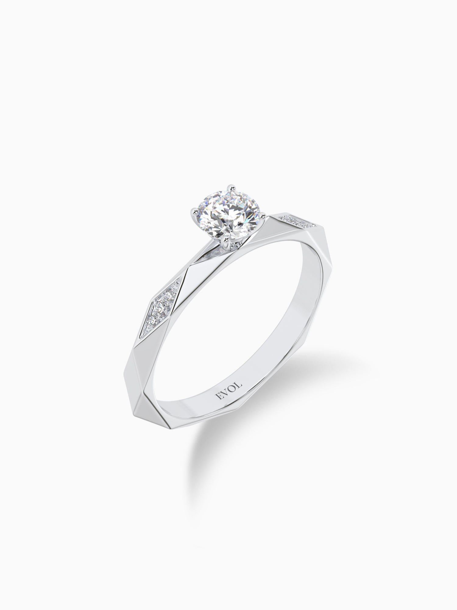Prism diamond ring - Evol Jewels