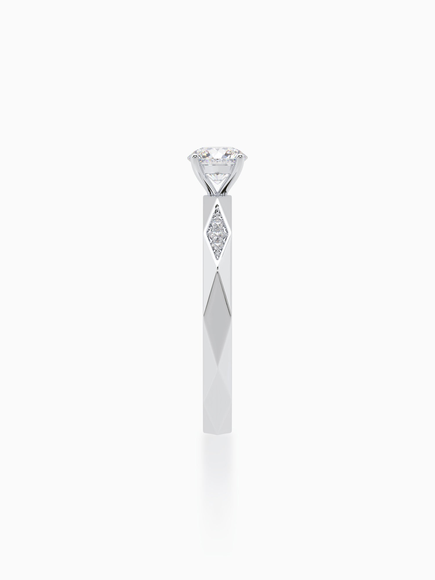 Prism diamond ring - Evol Jewels