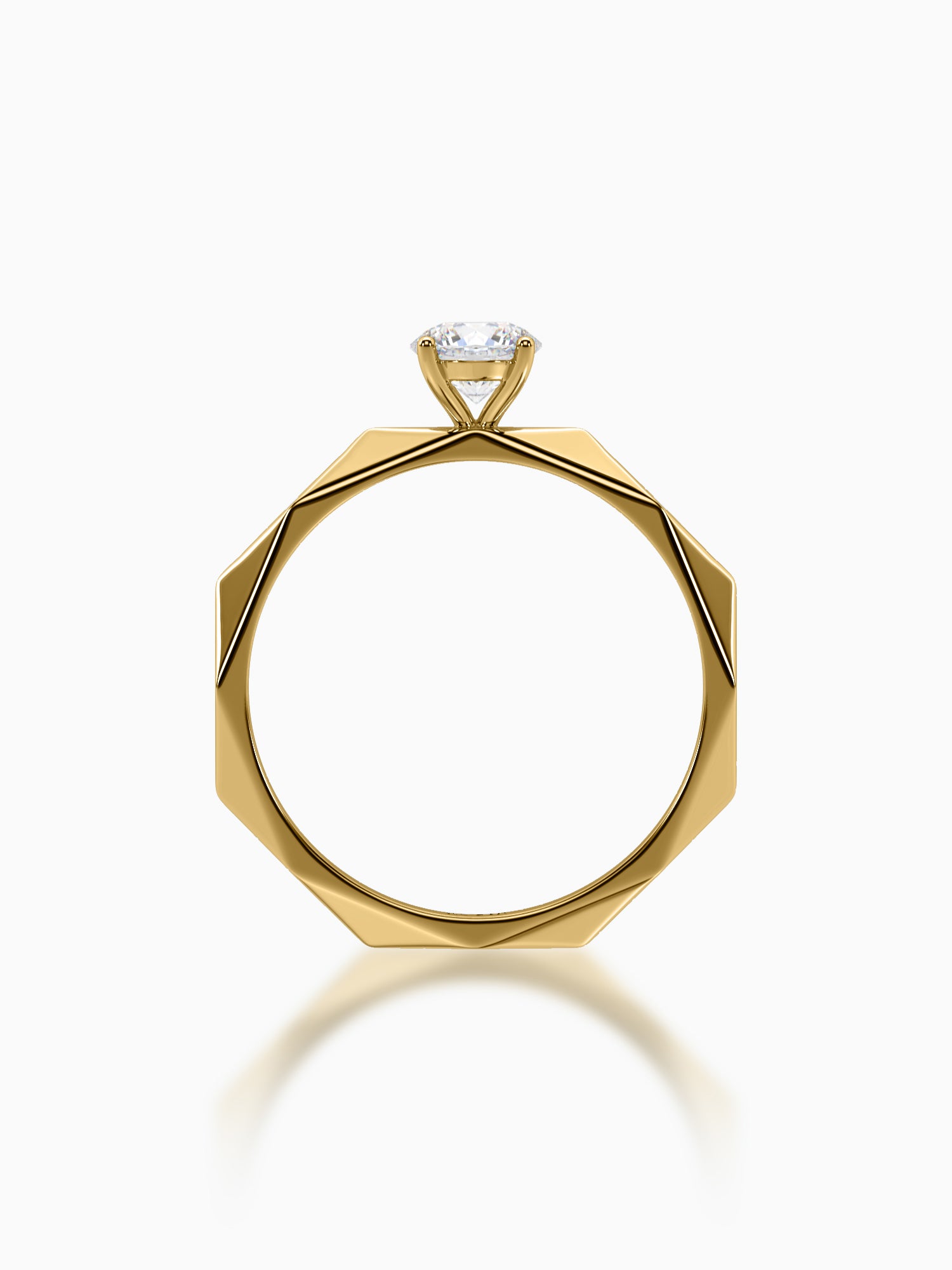 Prism diamond ring - Evol Jewels