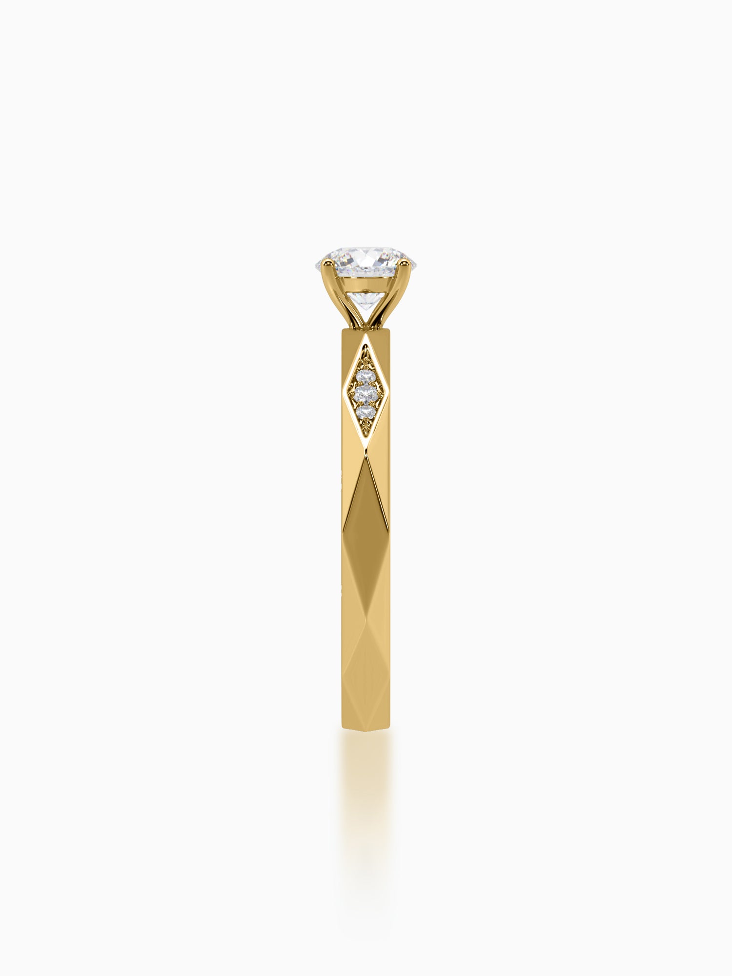 Prism diamond ring - Evol Jewels