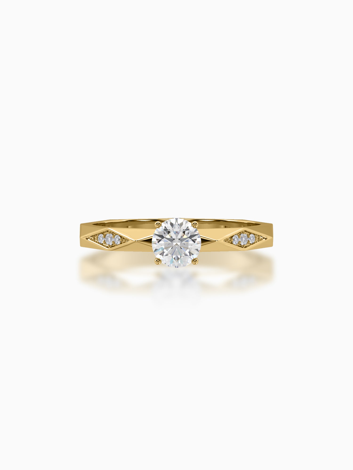 Prism diamond ring - Evol Jewels