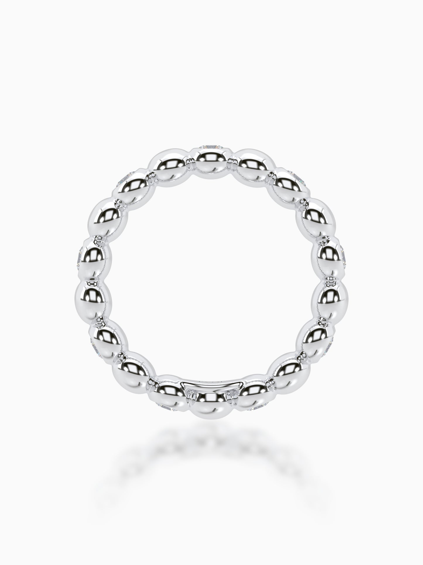 Moonlight diamond eternity ring