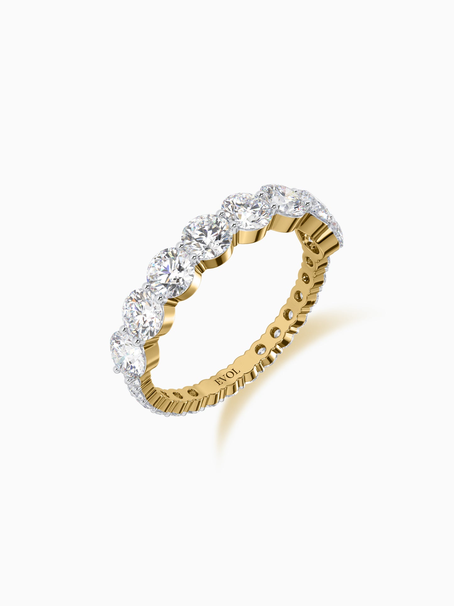 Glint diamond eternity ring - Evol Jewels