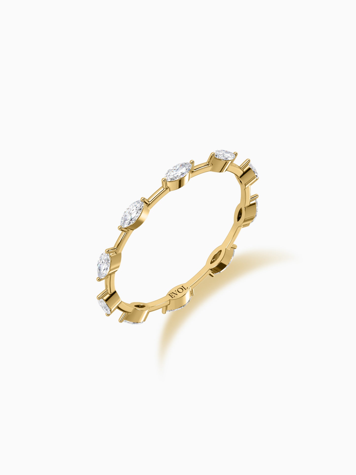 Zen diamond eternity ring - Evol Jewels