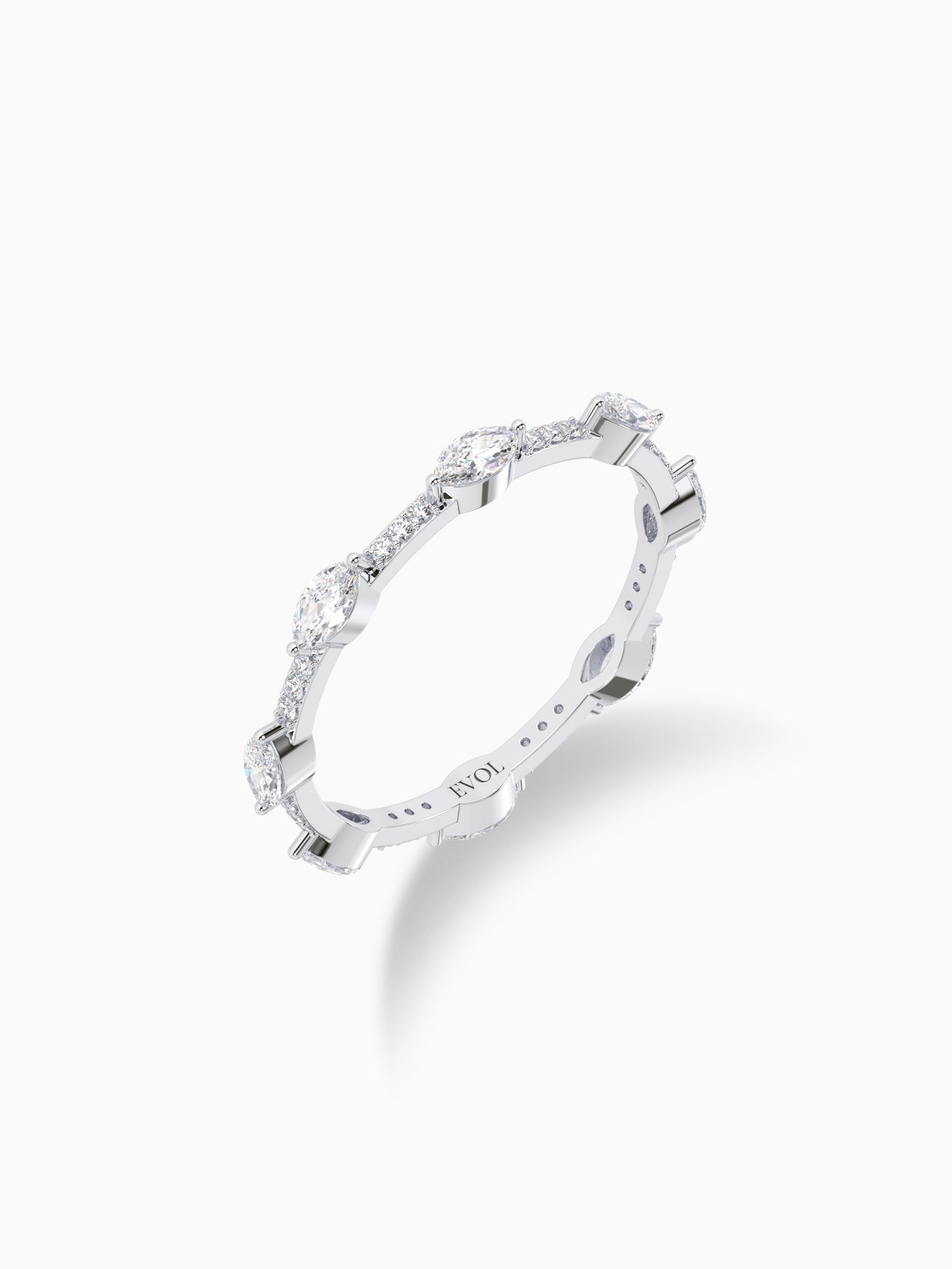 Petite zen eternity ring - Evol Jewels