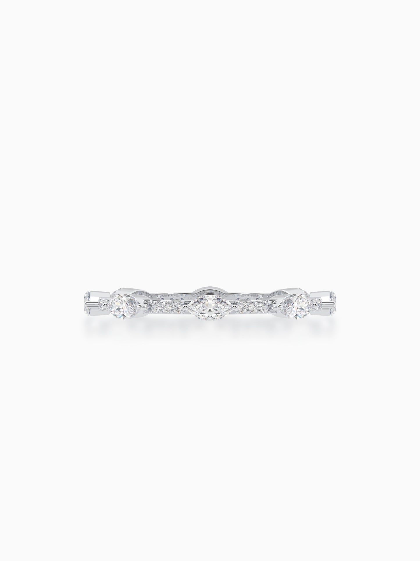 Petite zen eternity ring
