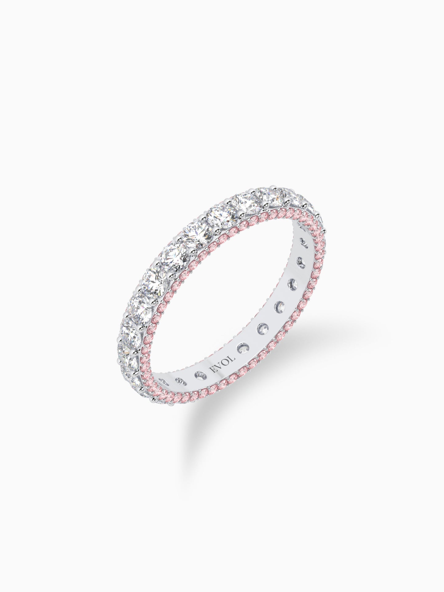 Whirlwind diamond eternity ring - Evol Jewels