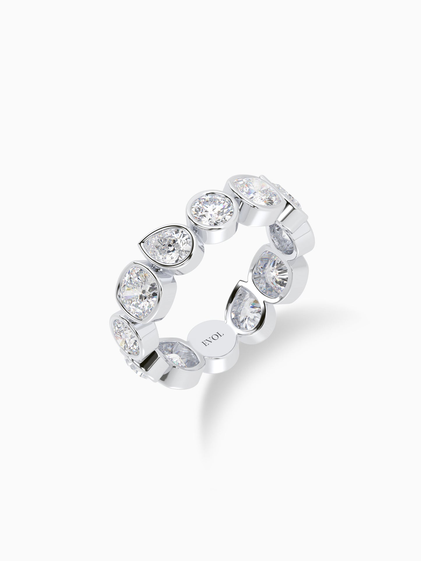 Phoenix diamond eternity ring - Evol Jewels