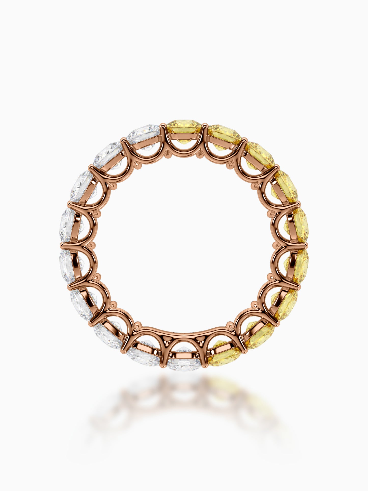 Luna diamond eternity ring - Evol Jewels
