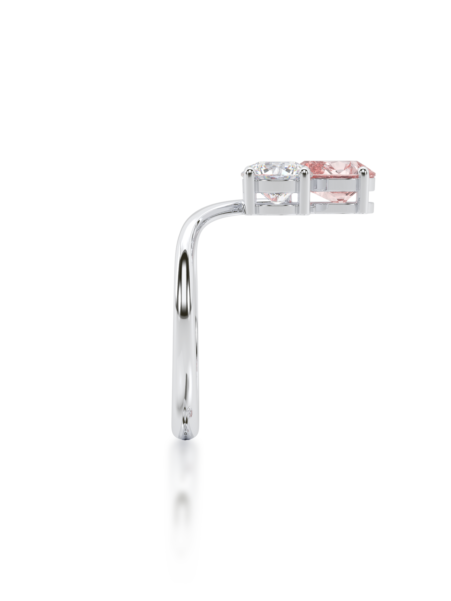 Harmony Pear Duo Ring