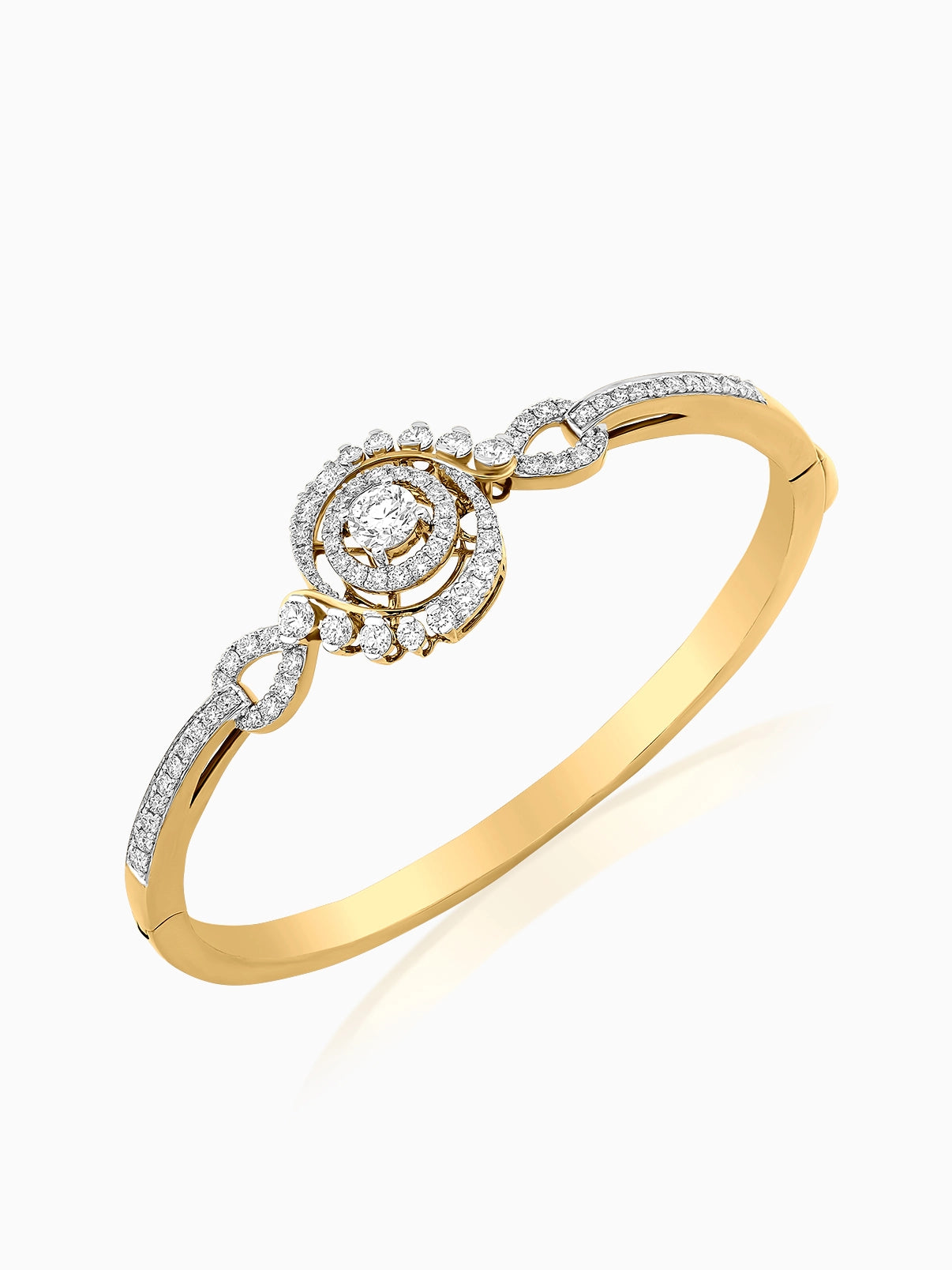 Ethereal Spiral Diamond Bracelet - Evol Jewels