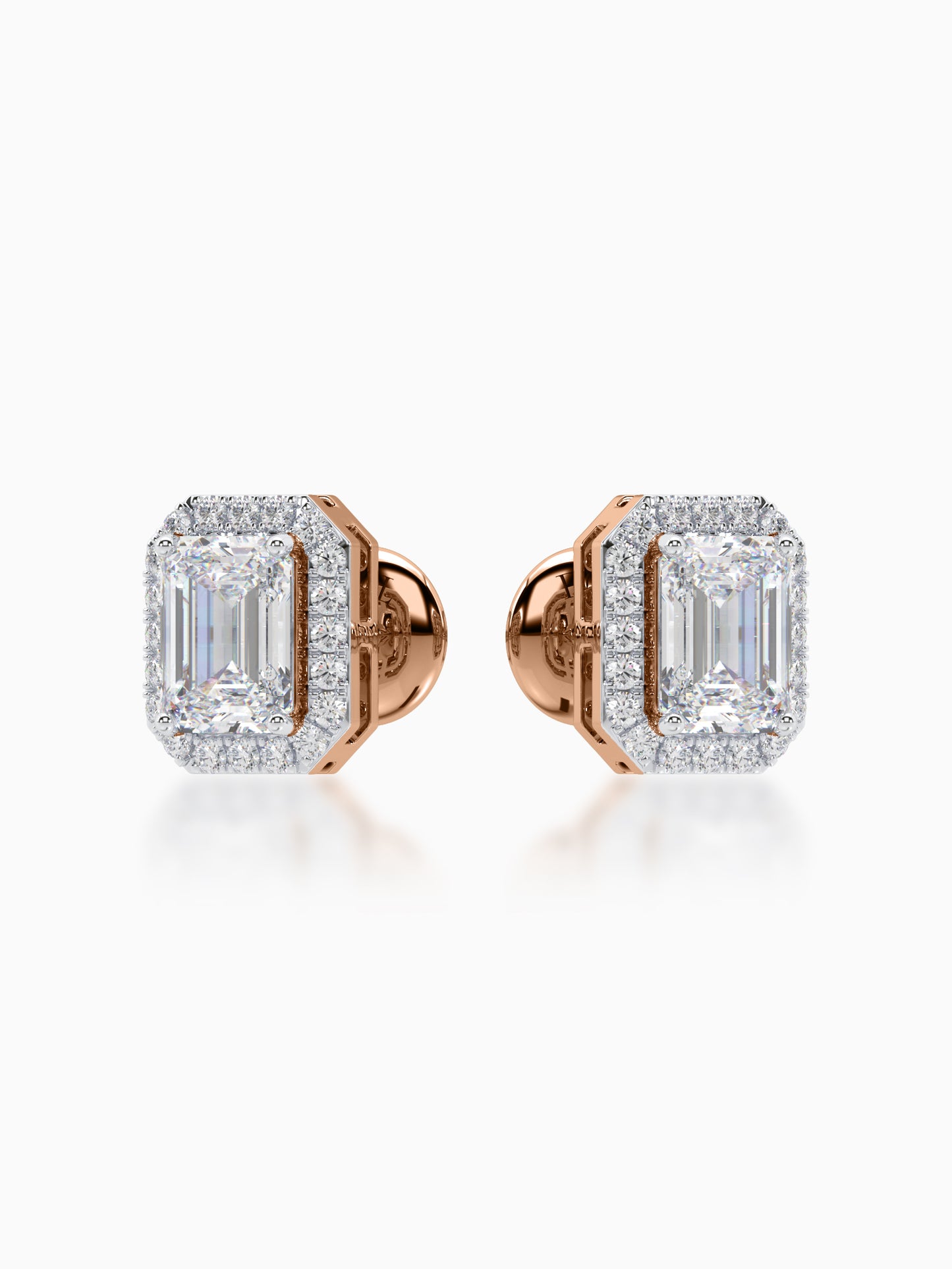 Frost diamond earrings