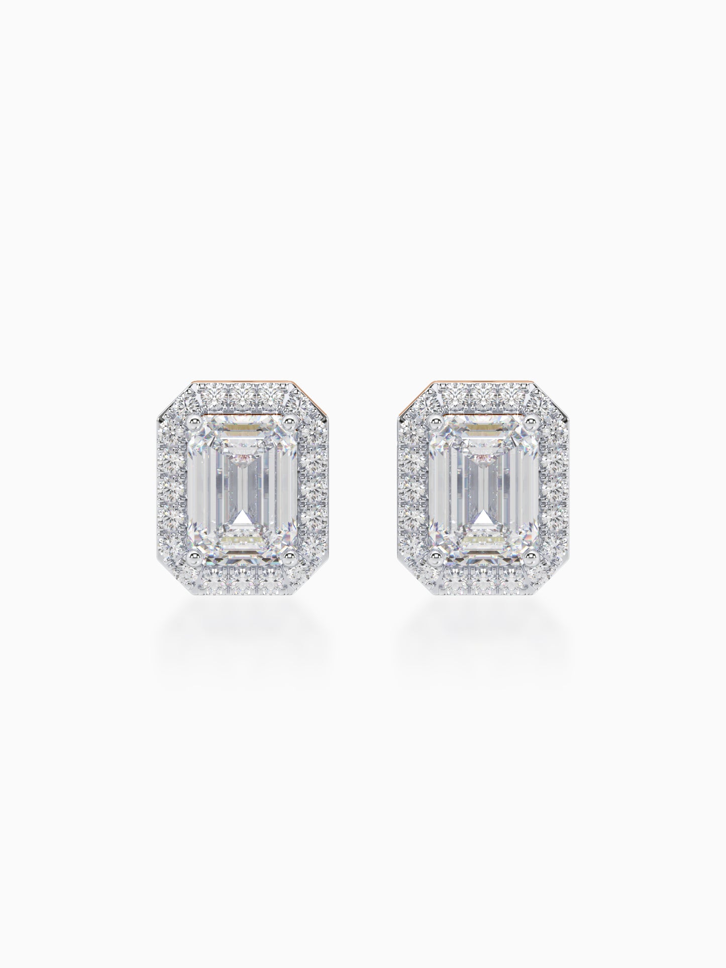 Frost diamond earrings