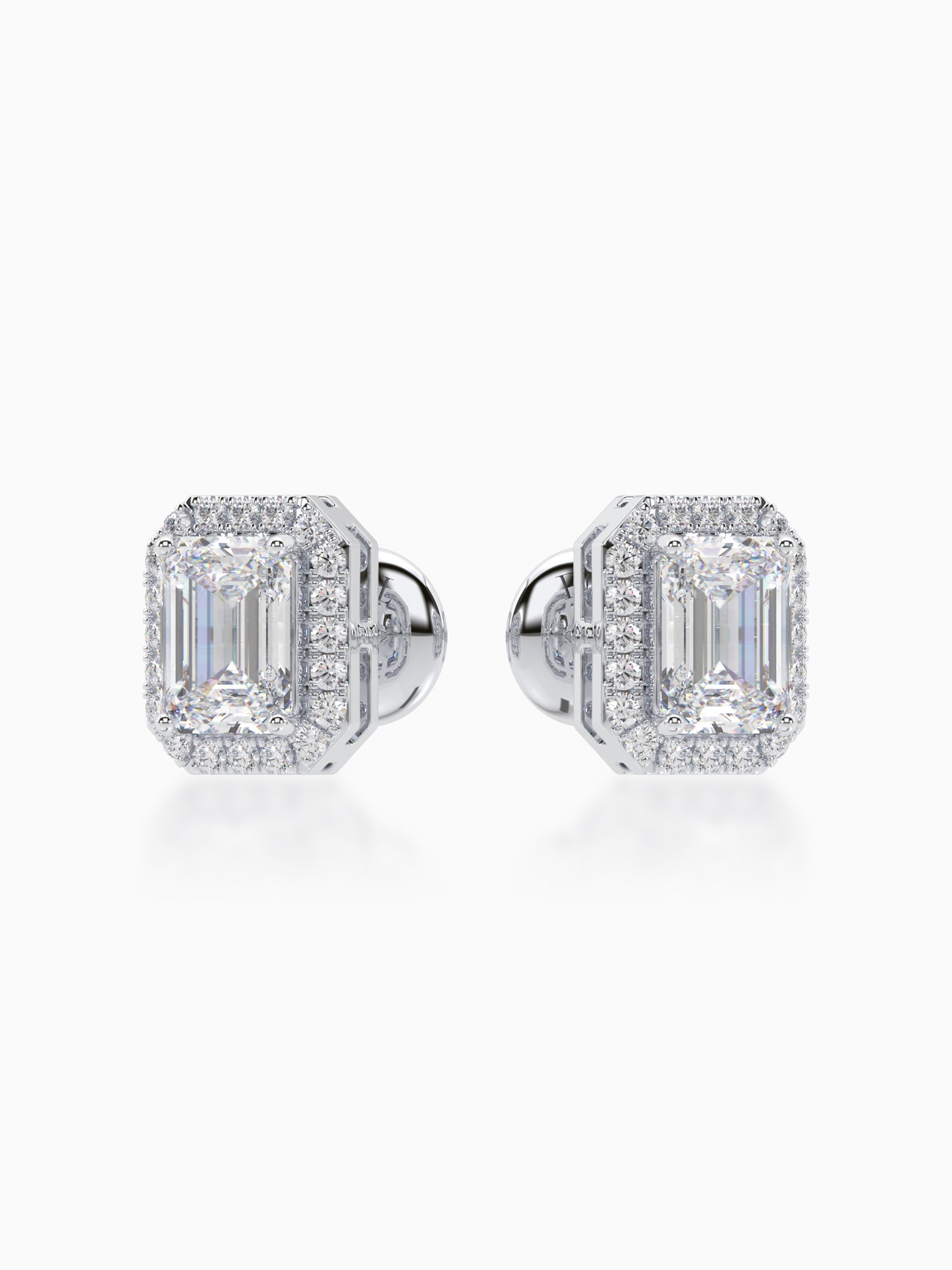 Frost diamond earrings