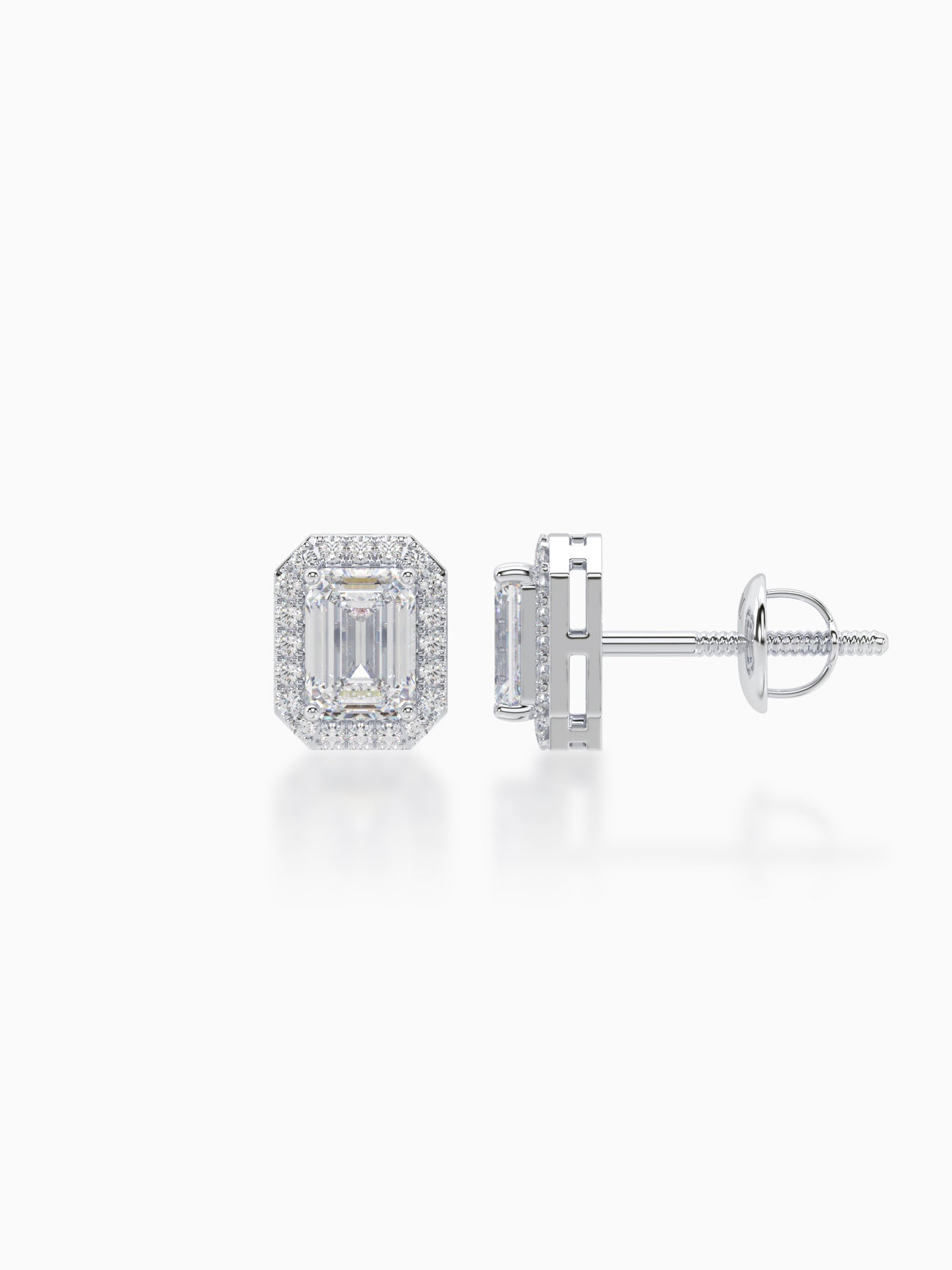 Frost diamond earrings